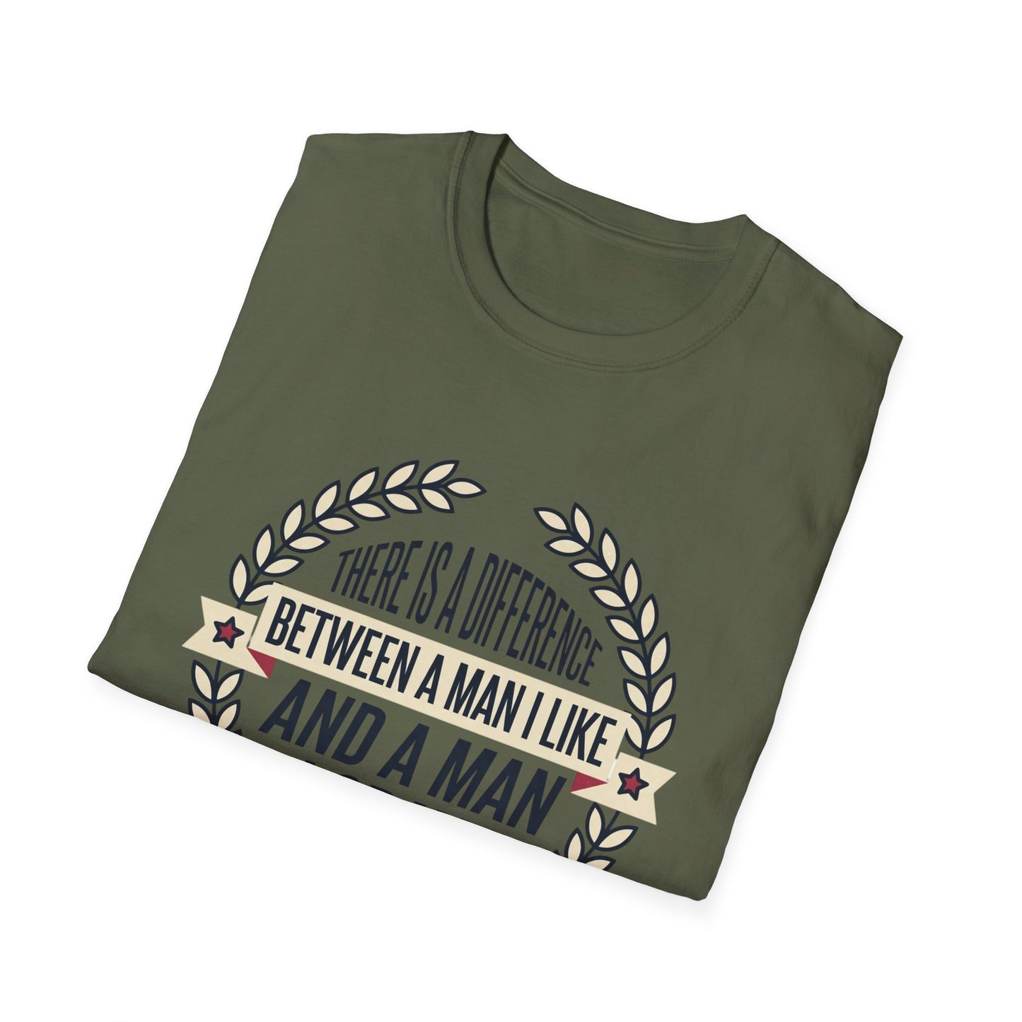 “There Is A Difference Between A Man I Like And A Man I Crave” Graphic Tee