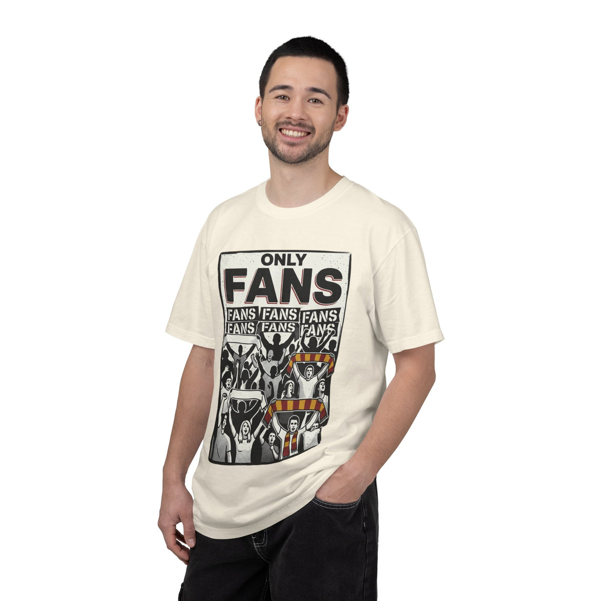 Only Fans Crowd Graphic T-Shirt — Vintage Sports Fan Tee