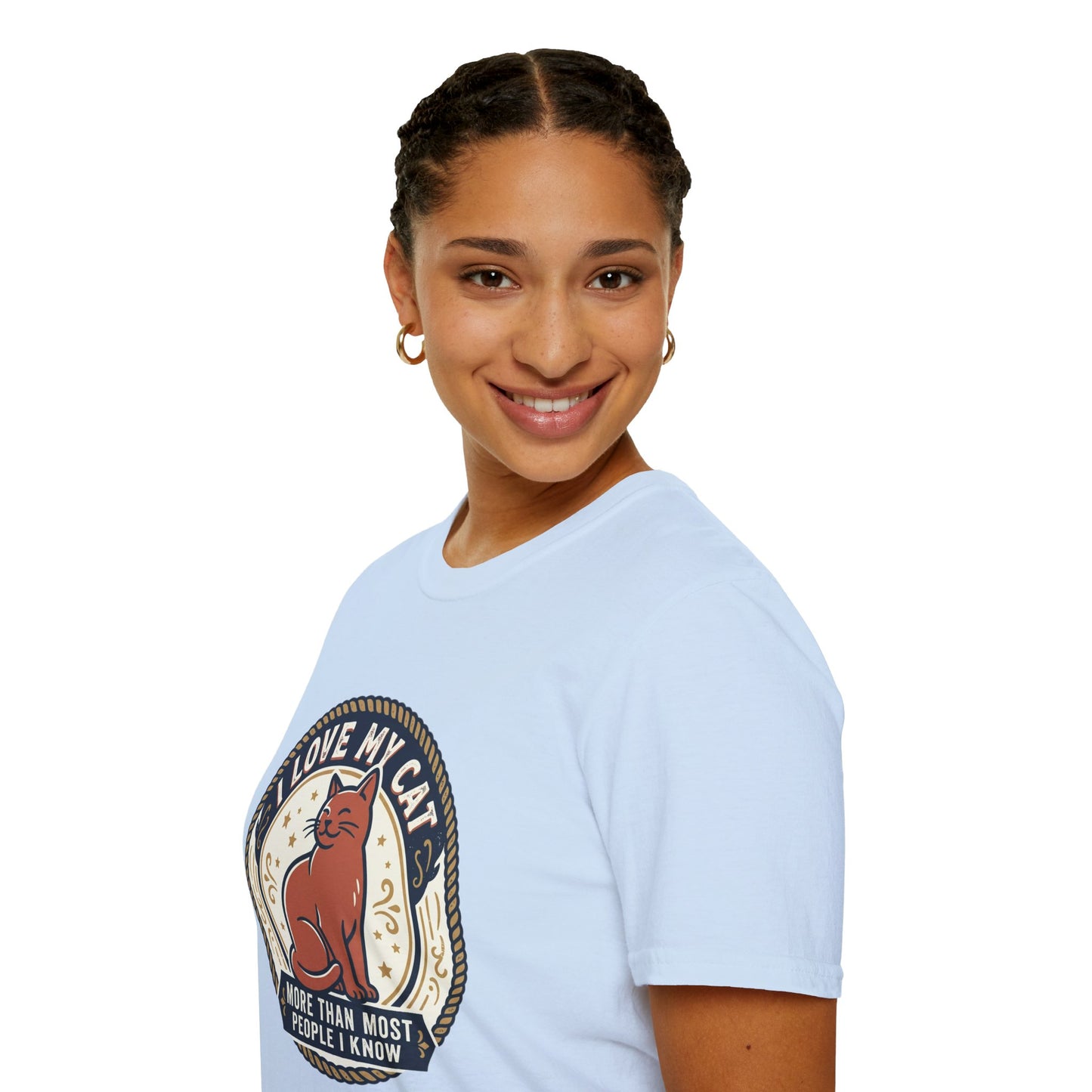 I Love My Cat T-Shirt — "I Love My Cat More Than Most People I Know" Cat Lover Tee
