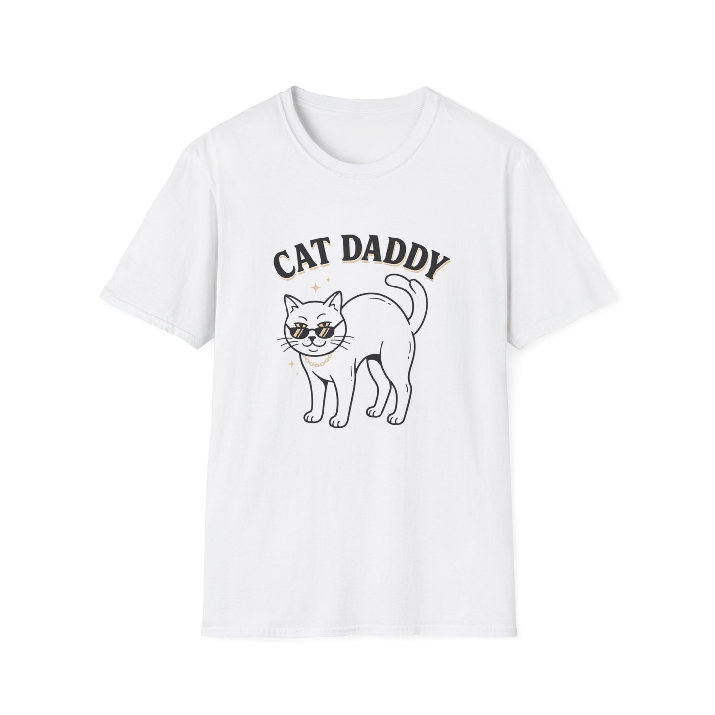 Cat Daddy T-Shirt — Retro Cute Cat Graphic Tee for Cat Lovers