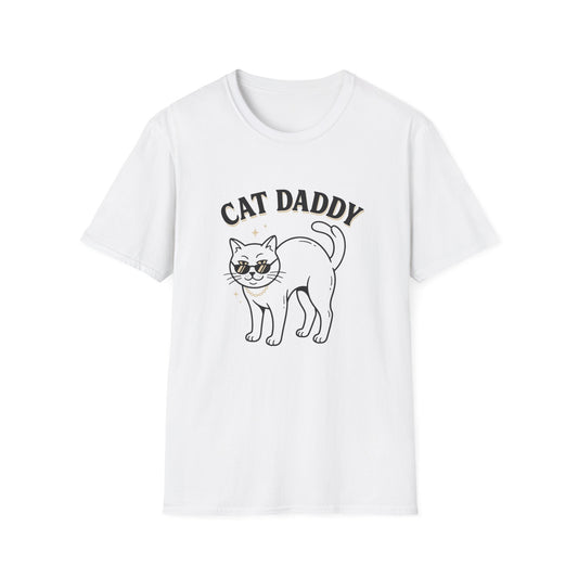 Cat Daddy T-Shirt — Retro Cute Cat Graphic Tee for Cat Lovers