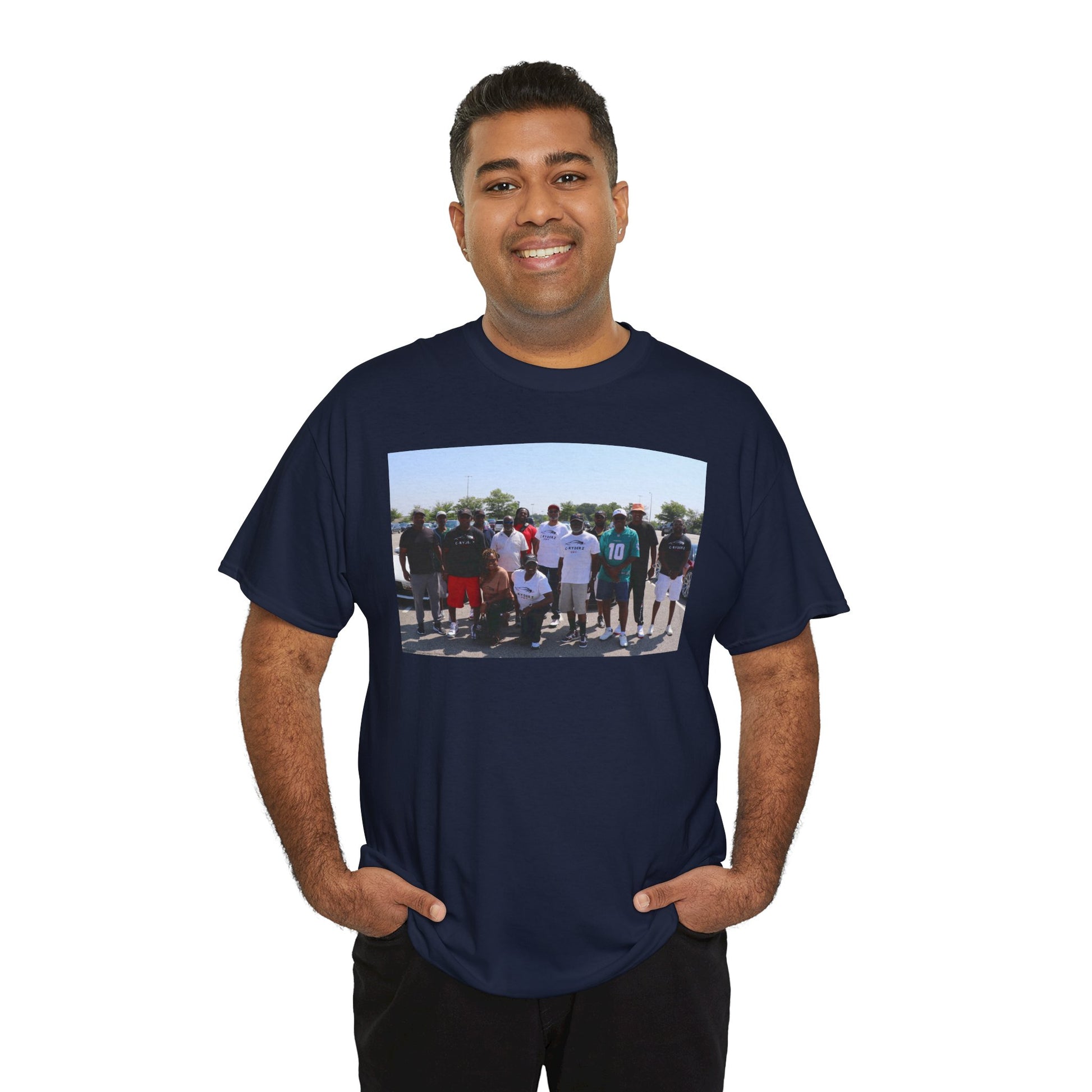 C-RYDERZ Group Photo Custom Tee — Personalized Reunion & Team Picture Shirt Printify