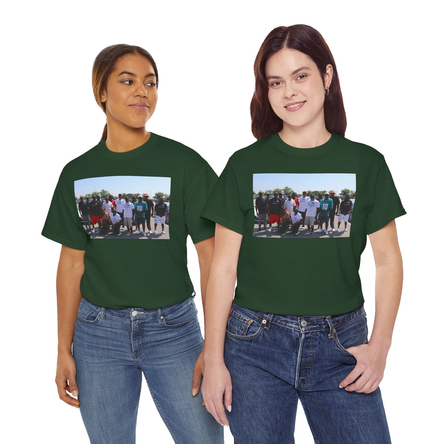 C-RYDERZ Group Photo Custom Tee — Personalized Reunion & Team Picture Shirt Printify