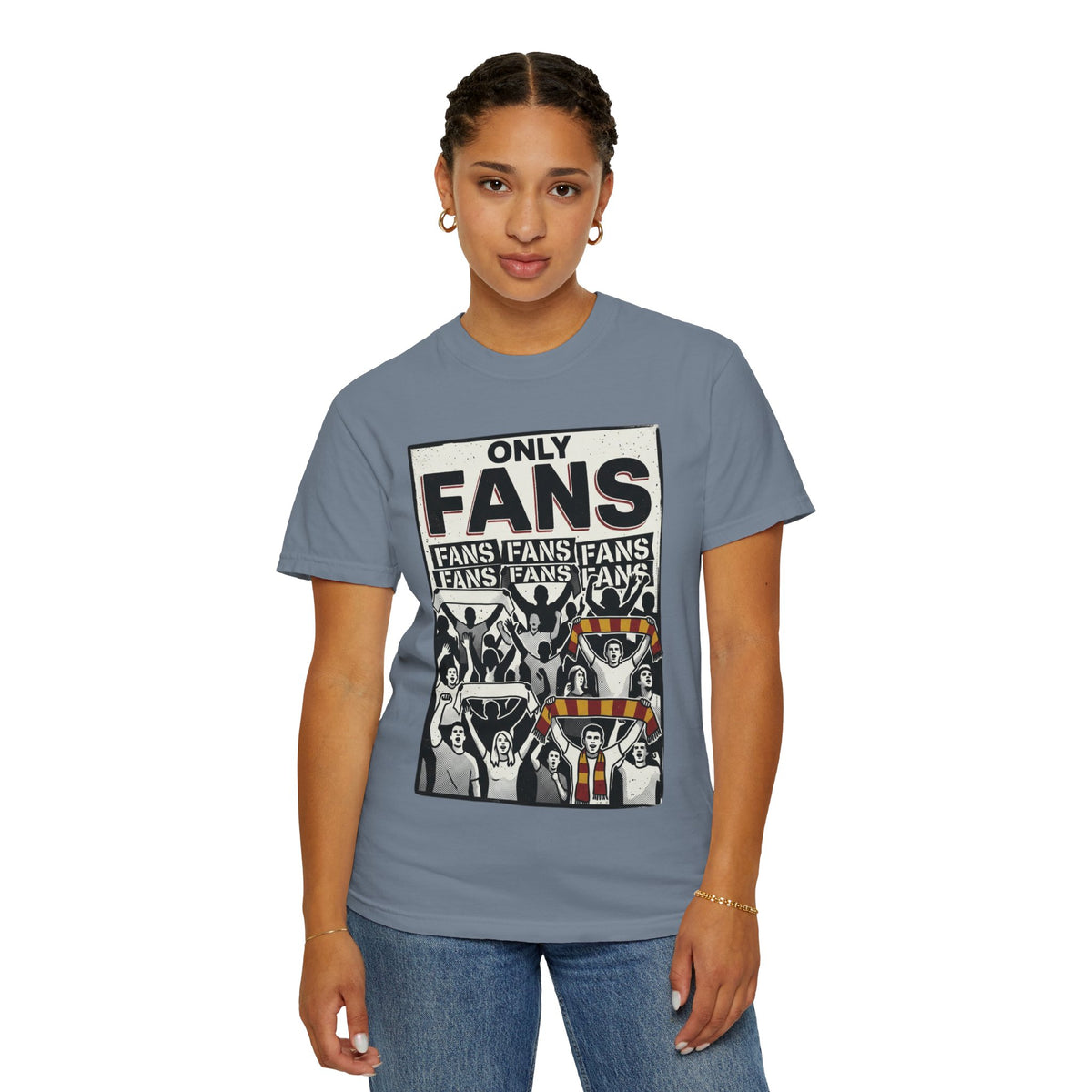 Only Fans Crowd Graphic T-Shirt — Vintage Sports Fan Tee