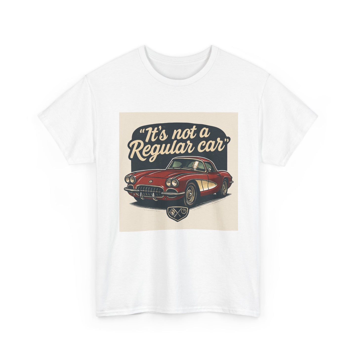 Classic Car Tee — "It's Not a Regular Car" Vintage Muscle Car Shirt Printify