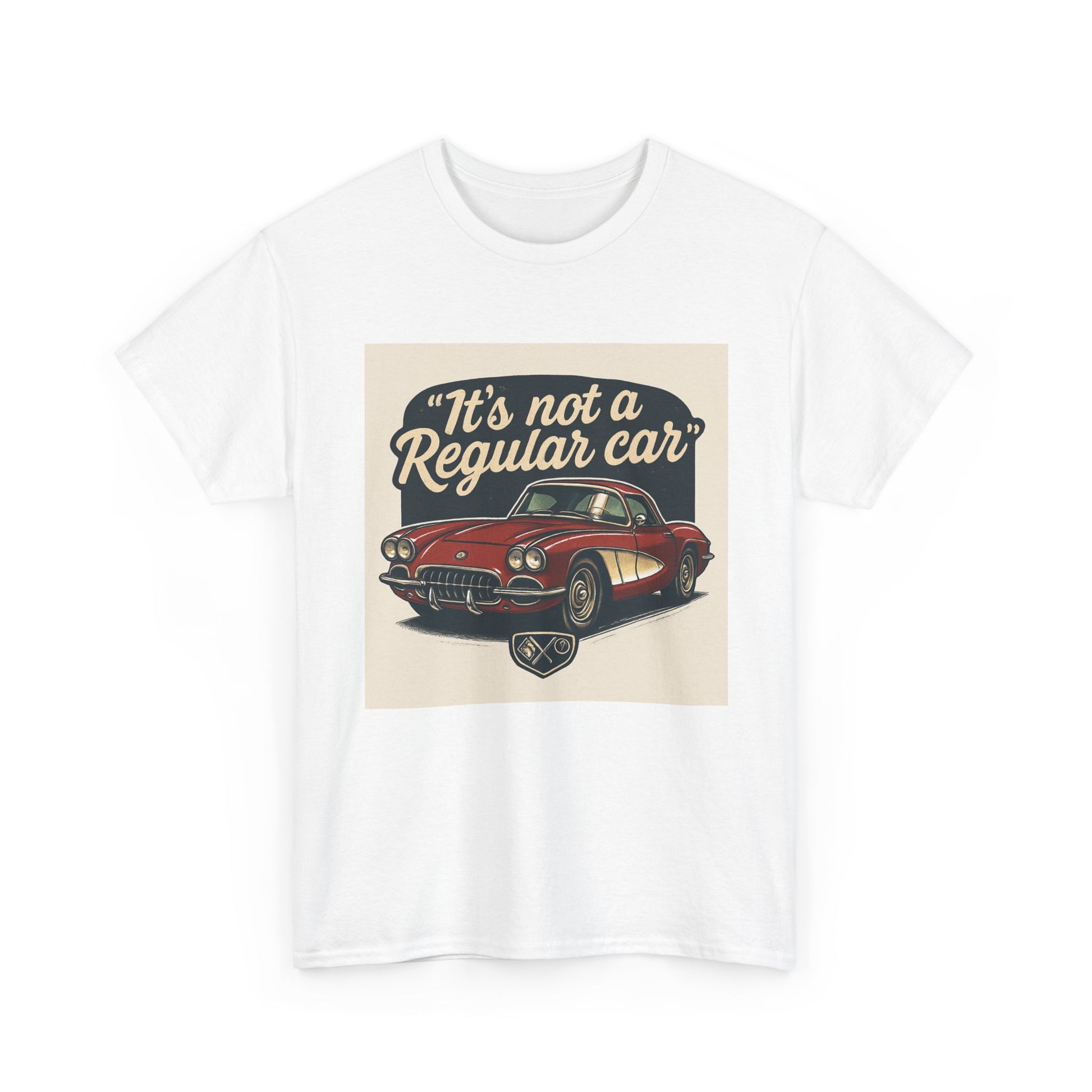 Classic Car Tee — "It's Not a Regular Car" Vintage Muscle Car Shirt Printify