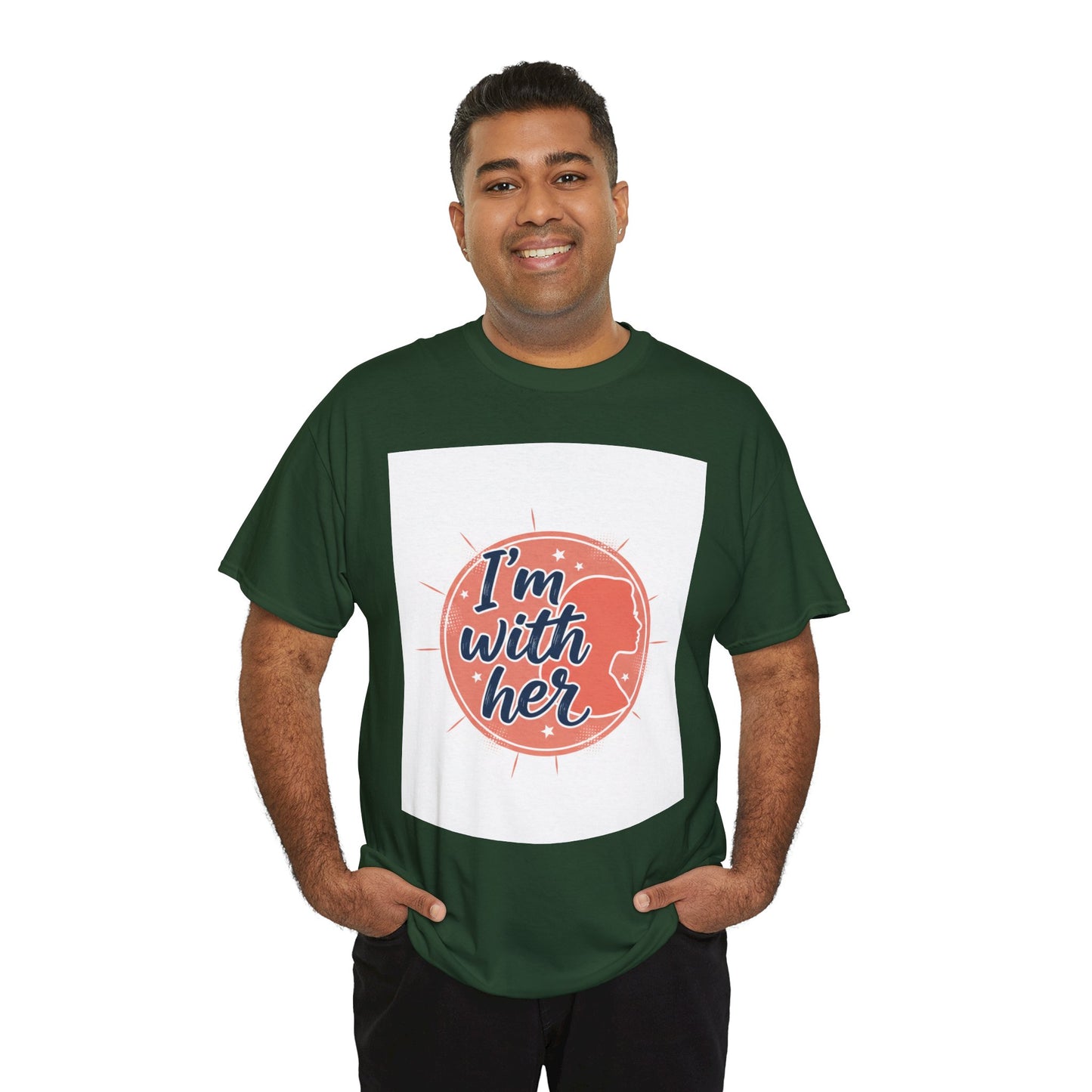 I'm With Her Tee — Feminist Equality Graphic T-Shirt