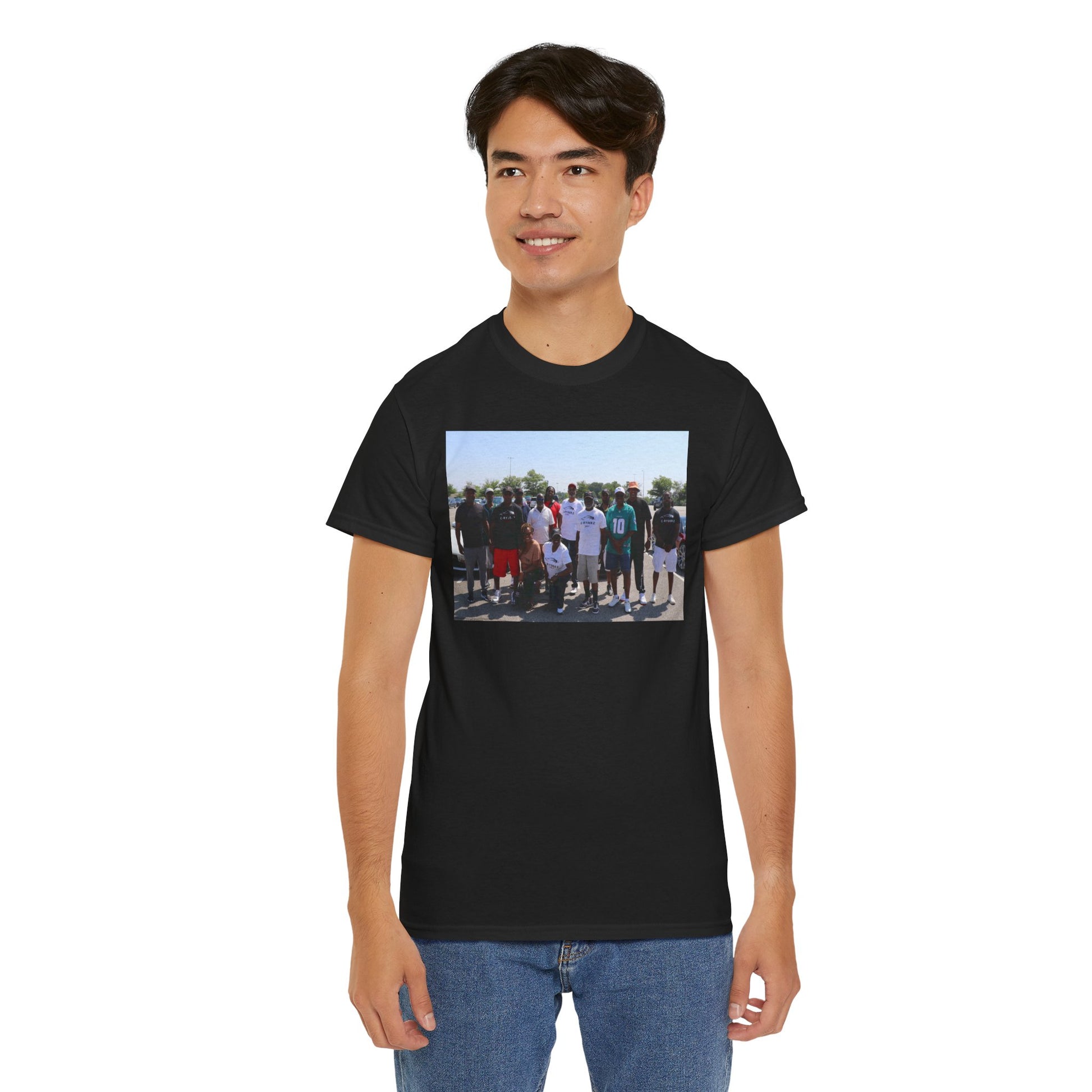 C-RYDERZ Group Photo Custom Tee — Personalized Reunion & Team Picture Shirt Printify