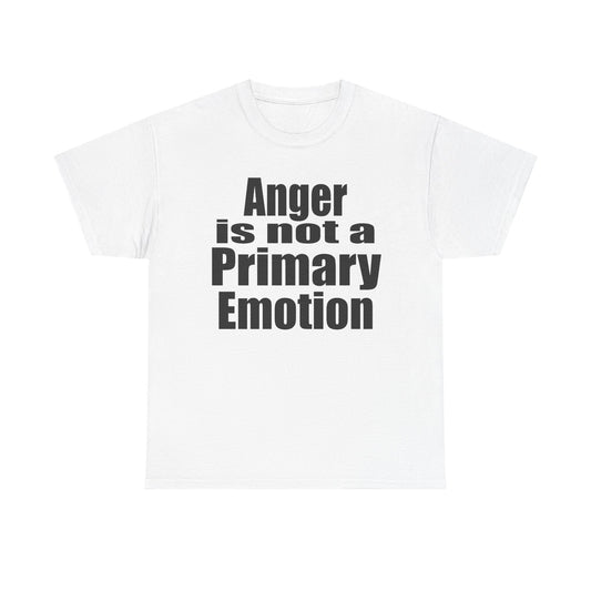 Anger is not a Primary Emotion