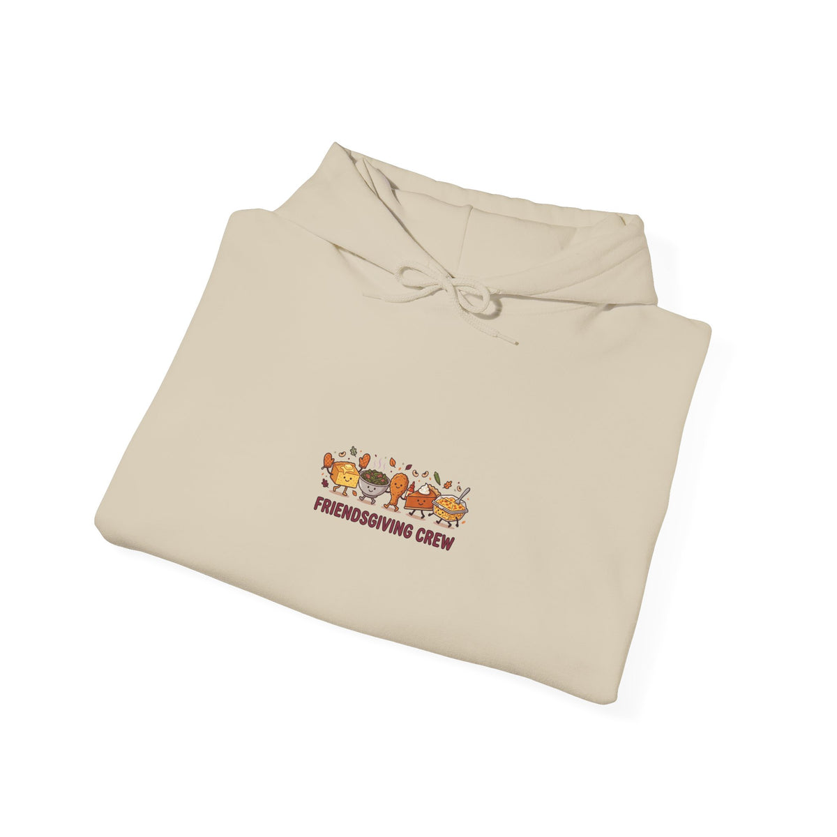 Friendsgiving Crew Hoodie | Thanksgiving Sweatshirt, Fall Turkey Pumpkin Design