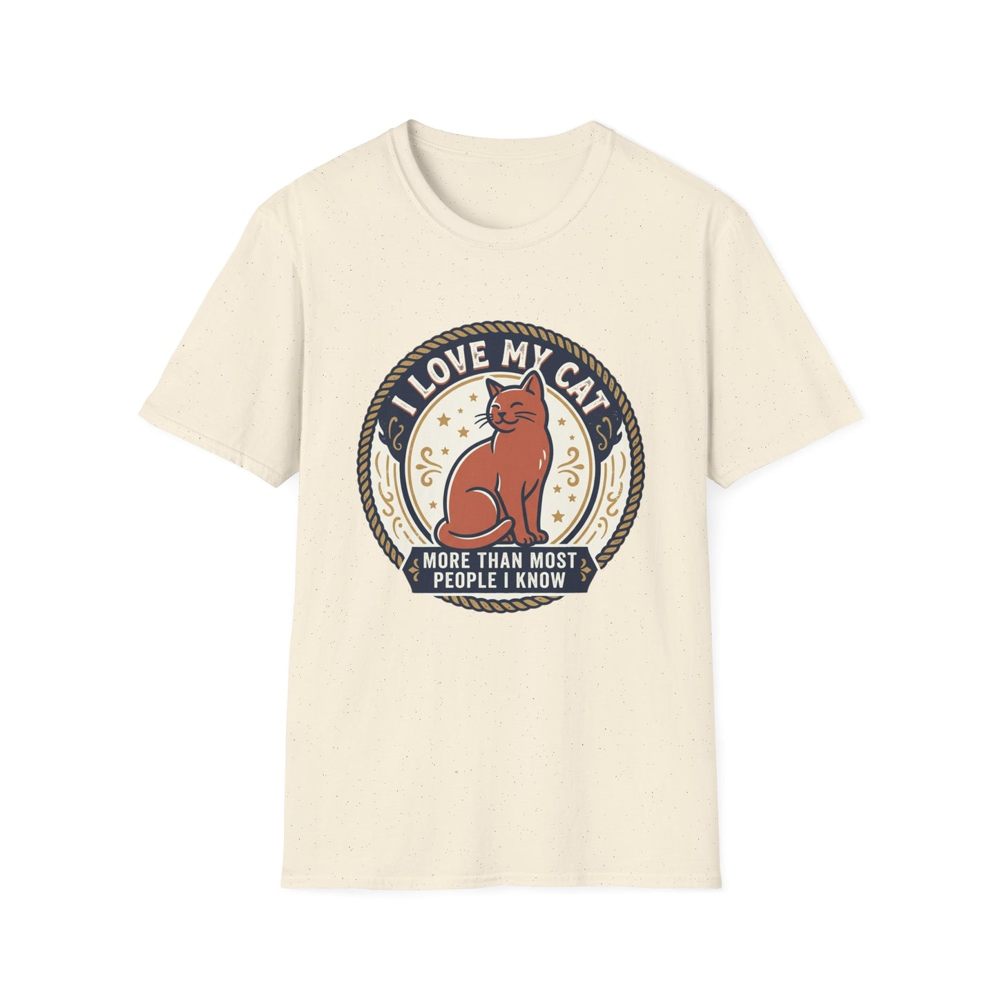 I Love My Cat T-Shirt — "I Love My Cat More Than Most People I Know" Cat Lover Tee