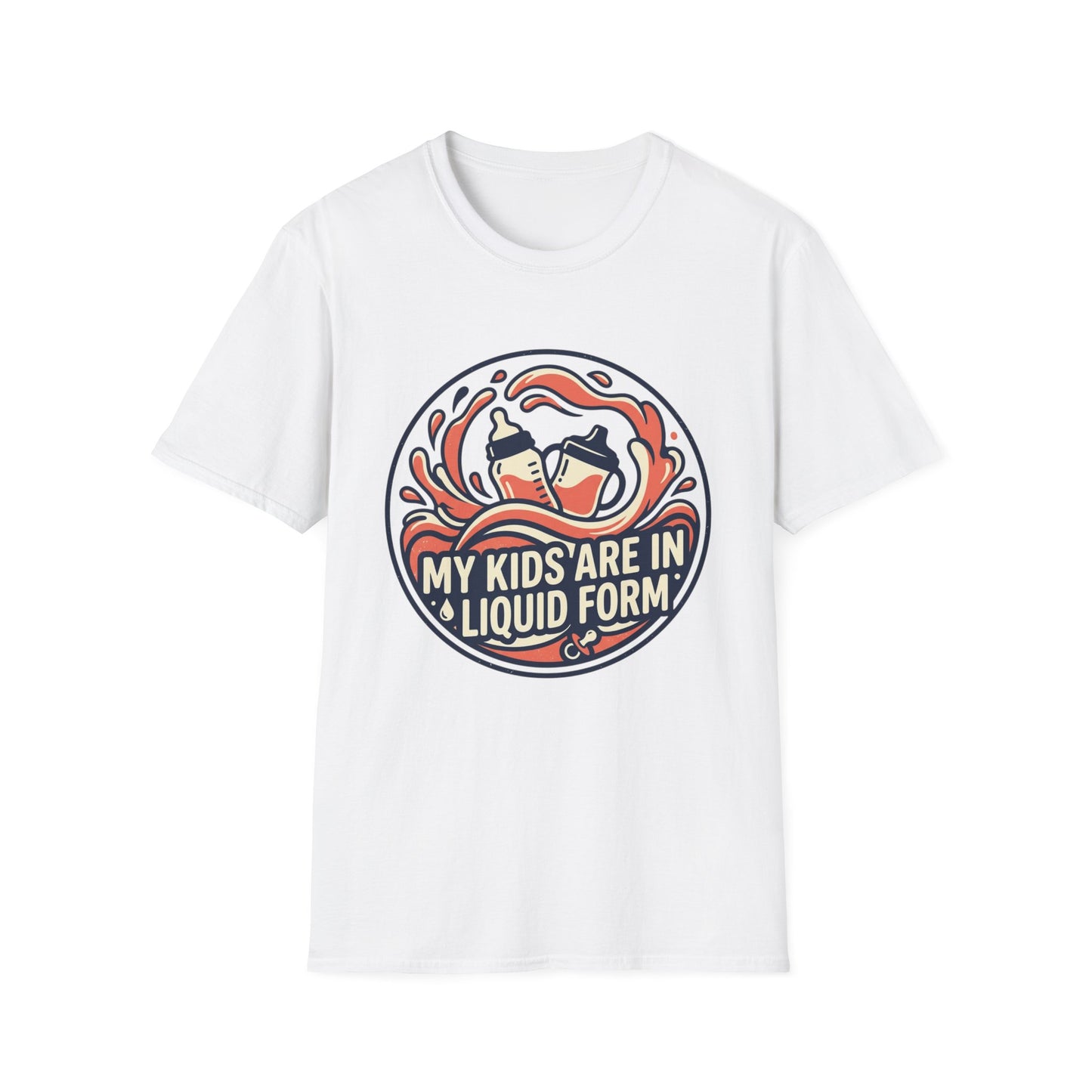 "My Kids Are in Liquid Form" Funny Parenting Tee