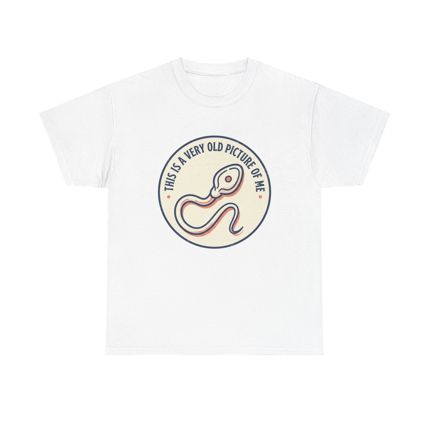 "This Is A Very Old Picture Of Me" Retro Snake Graphic Tee