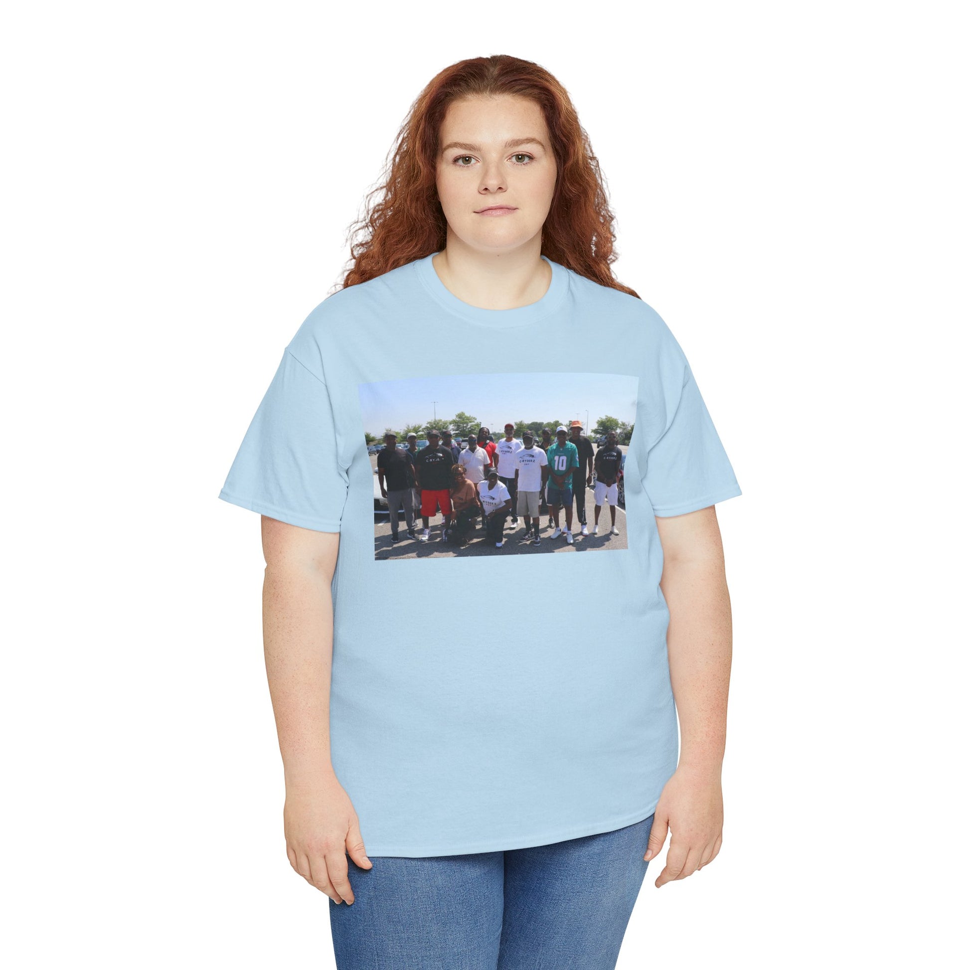 C-RYDERZ Group Photo Custom Tee — Personalized Reunion & Team Picture Shirt Printify