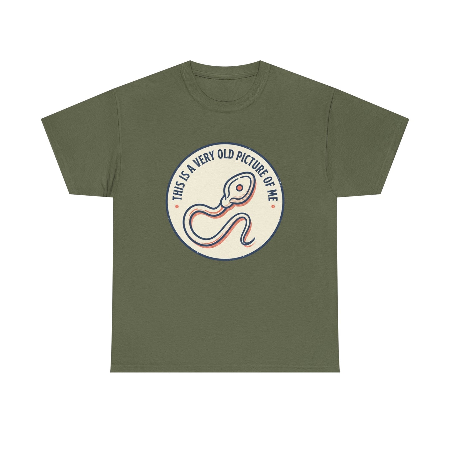 "This Is A Very Old Picture Of Me" Retro Snake Graphic Tee