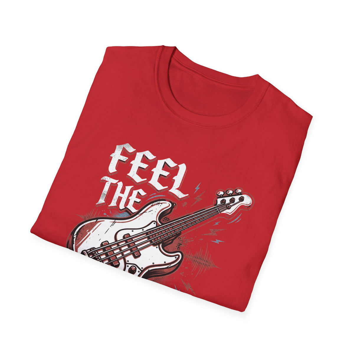 Bass Guitar Graphic T-Shirt — Rock Music Tee ("Bass Player")
