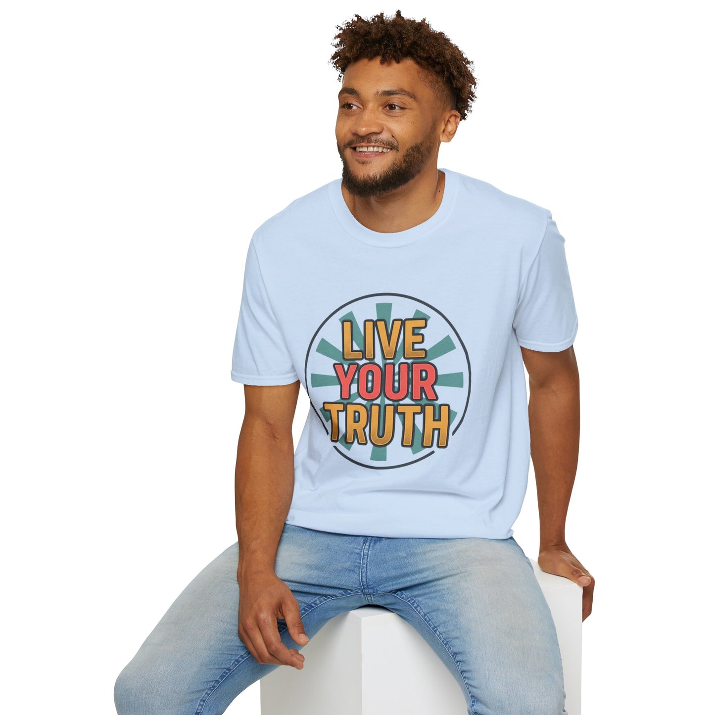 Live Your Truth T-Shirt — Retro Inspirational Graphic Tee