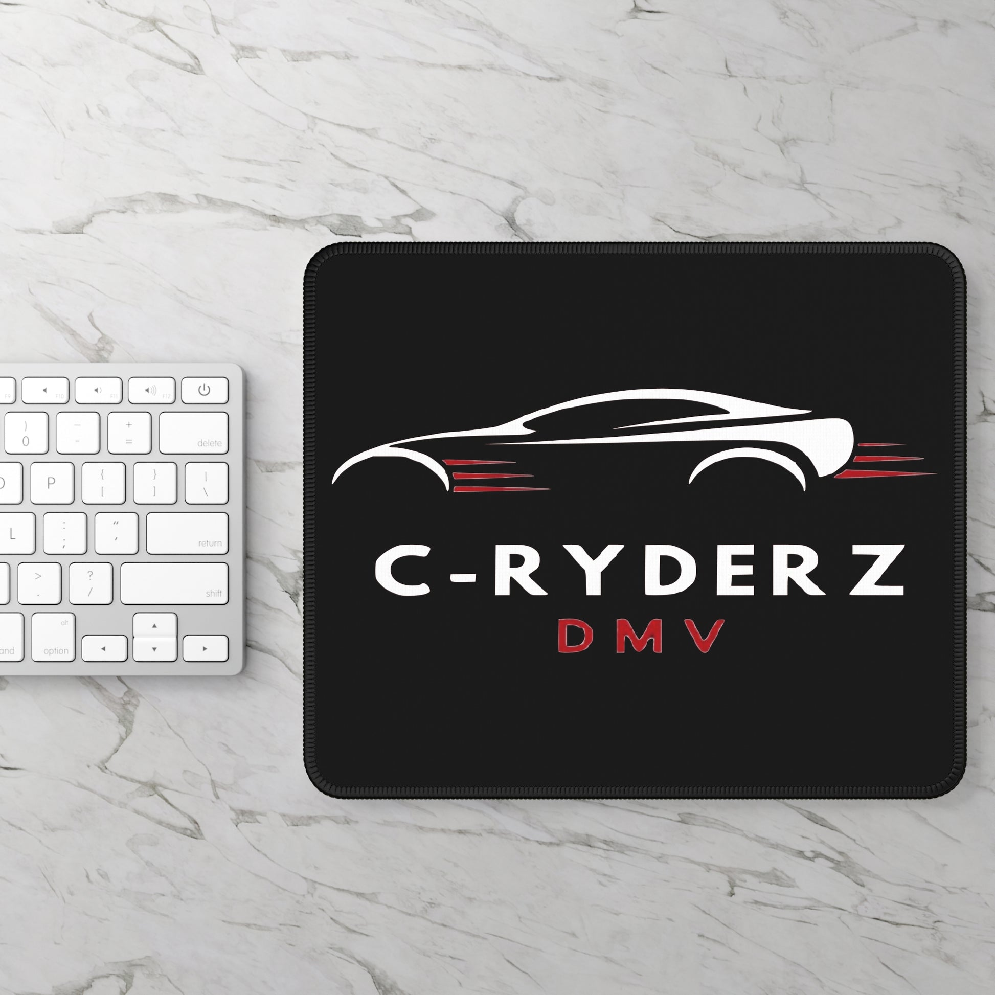C-RYDERZ Stylish Gaming Mouse Pad with C-Ryderz Design, Desk Accessory, Gift for Gamers, Car Enthusiasts, Home Office Decor, Personalized Mouse Mat Printify
