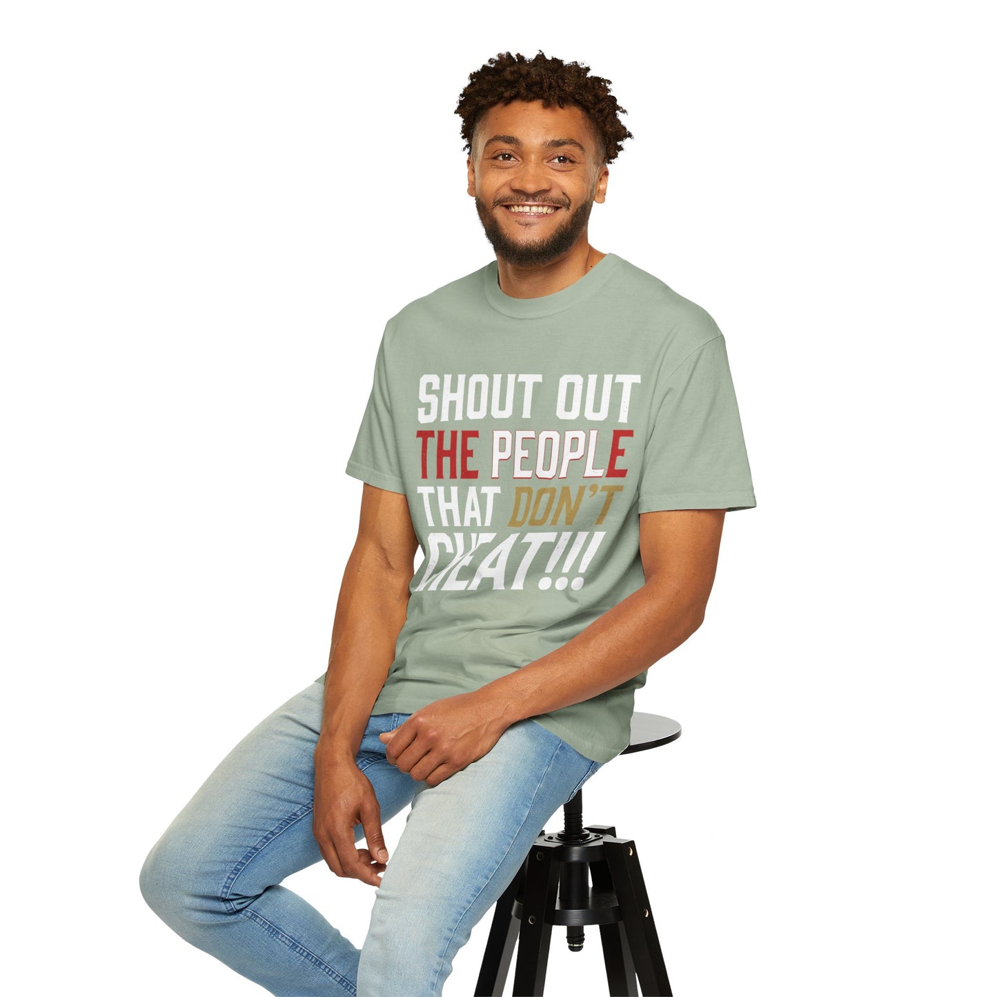 Shout Out The People That Don't Cheat!!! T-Shirt — Funny Honesty Statement Tee
