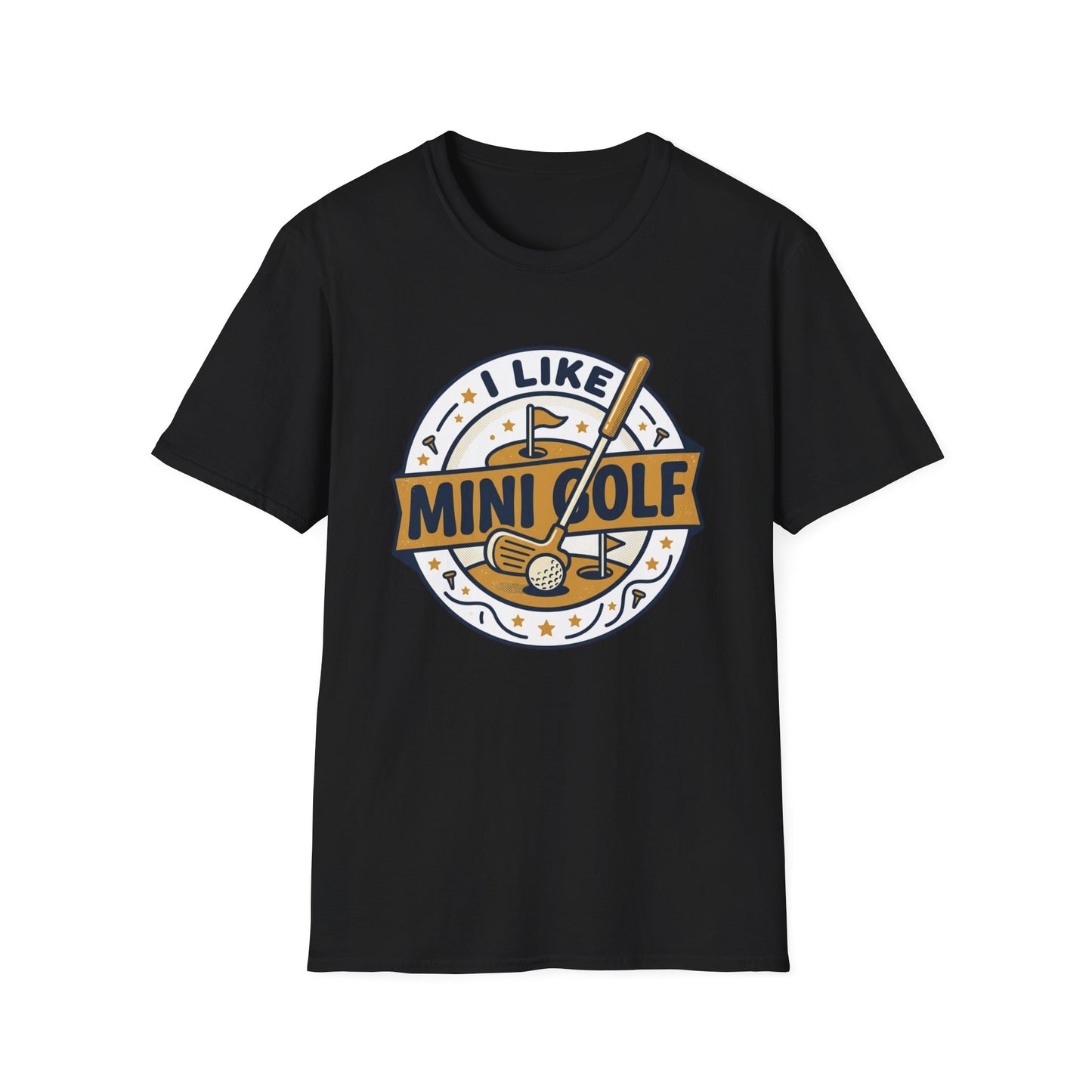 I Like Mini Golf T-Shirt — Retro Mini-Golf Graphic Tee for Fans & Players