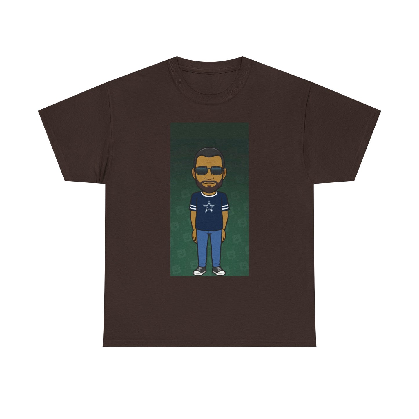 Cartoon Guy Graphic Tee — Personalized Avatar Shirt Printify