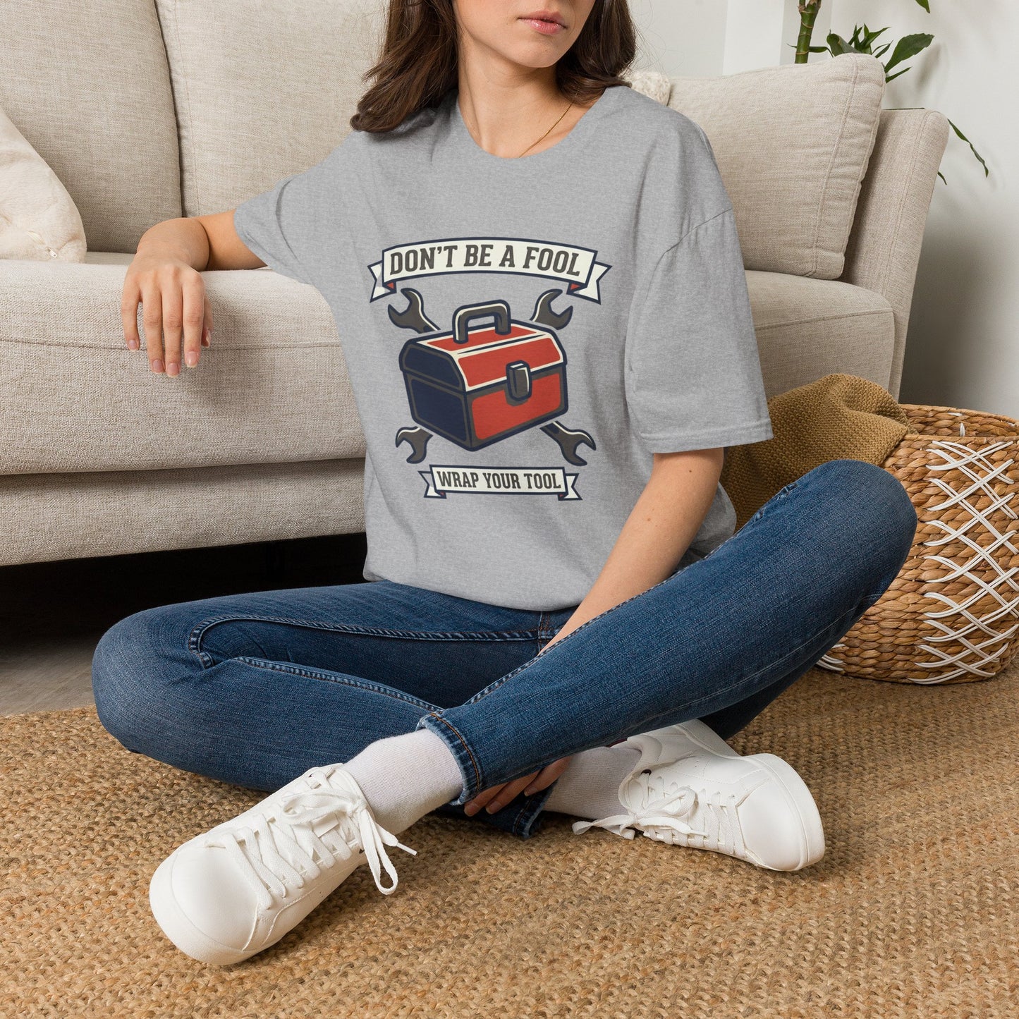 Don't Be a Fool Toolbox T‑Shirt — Wrap Your Tool Shirt for Mechanics & DIYers