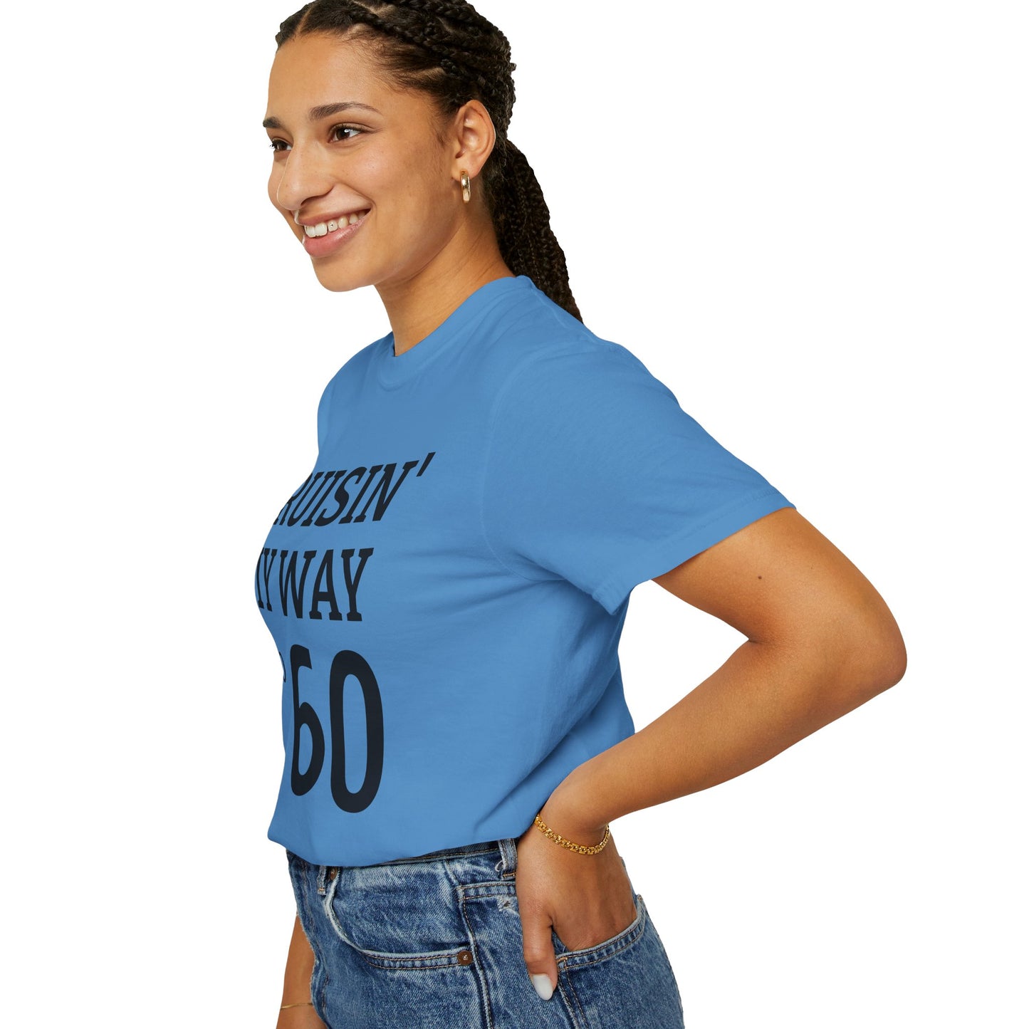 Cruisin' My Way Into 60 T-Shirt — 60th Birthday Tee