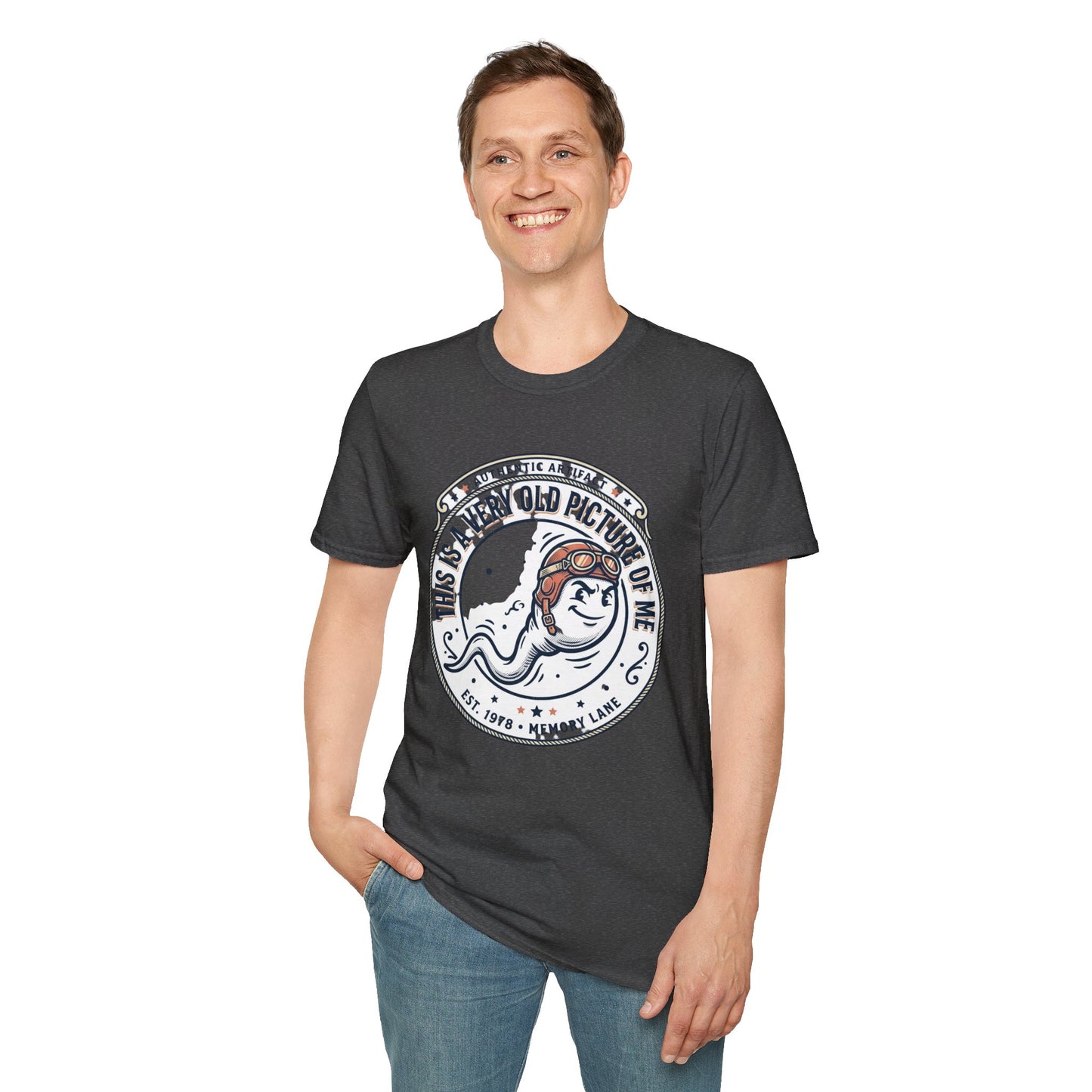 "This Is A Very Old Picture Of Me" Retro Marine Tee