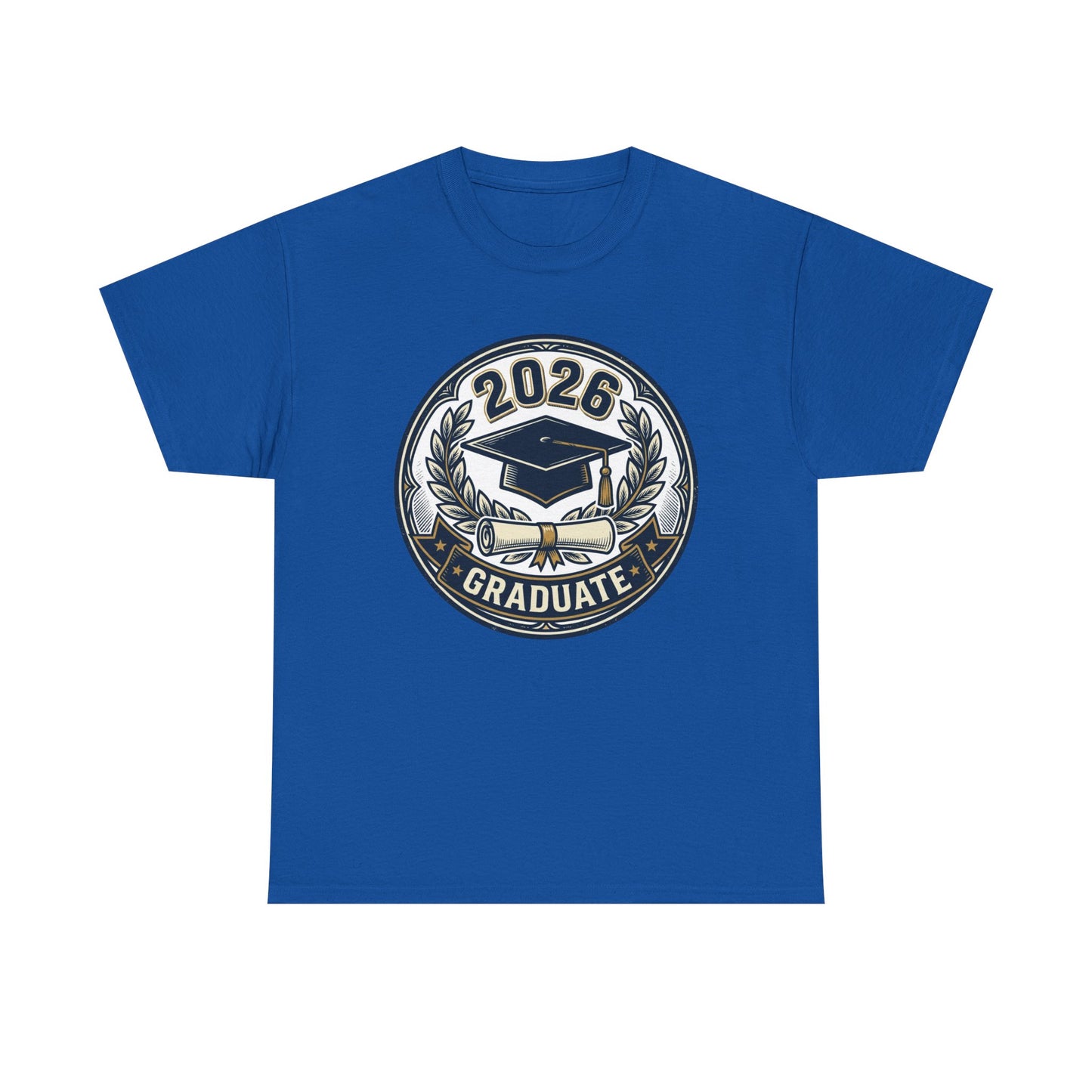 2026 Graduate T-Shirt — Graduation Cap Emblem Tee