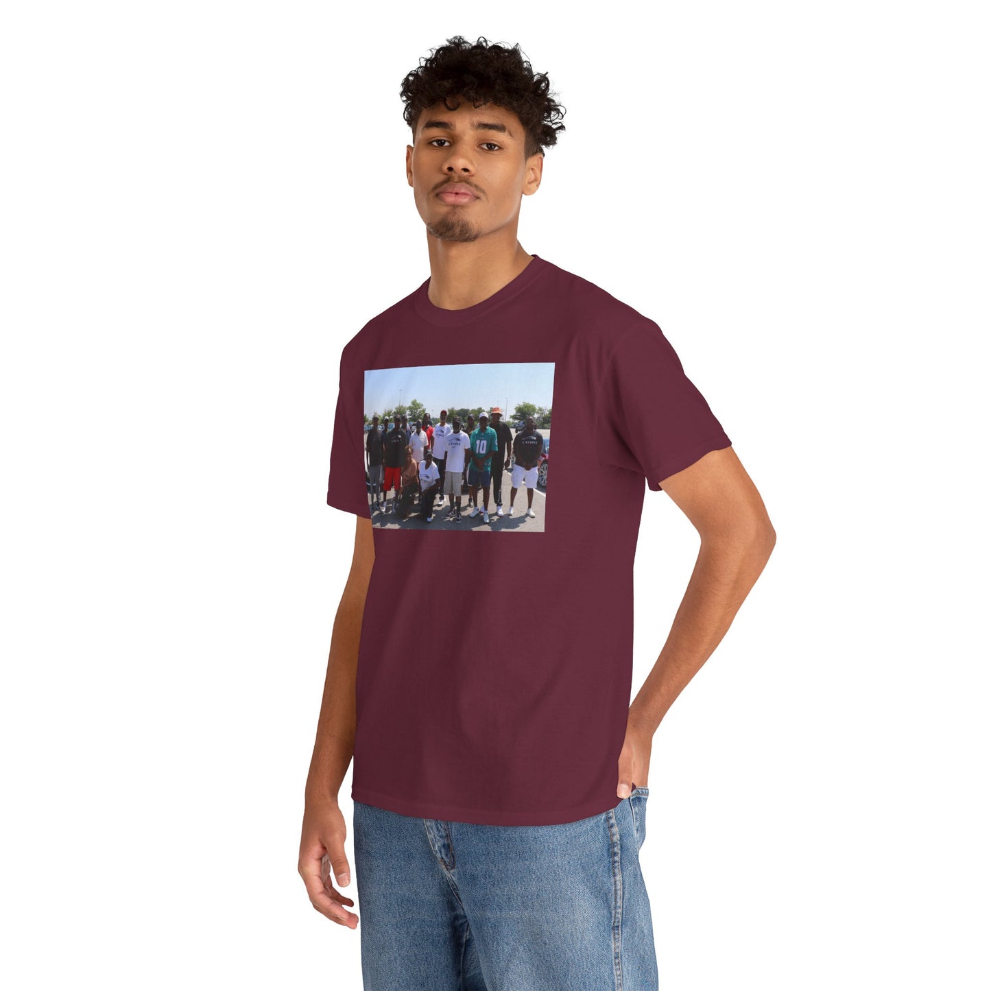C-RYDERZ Group Photo Custom Tee — Personalized Reunion & Team Picture Shirt Printify
