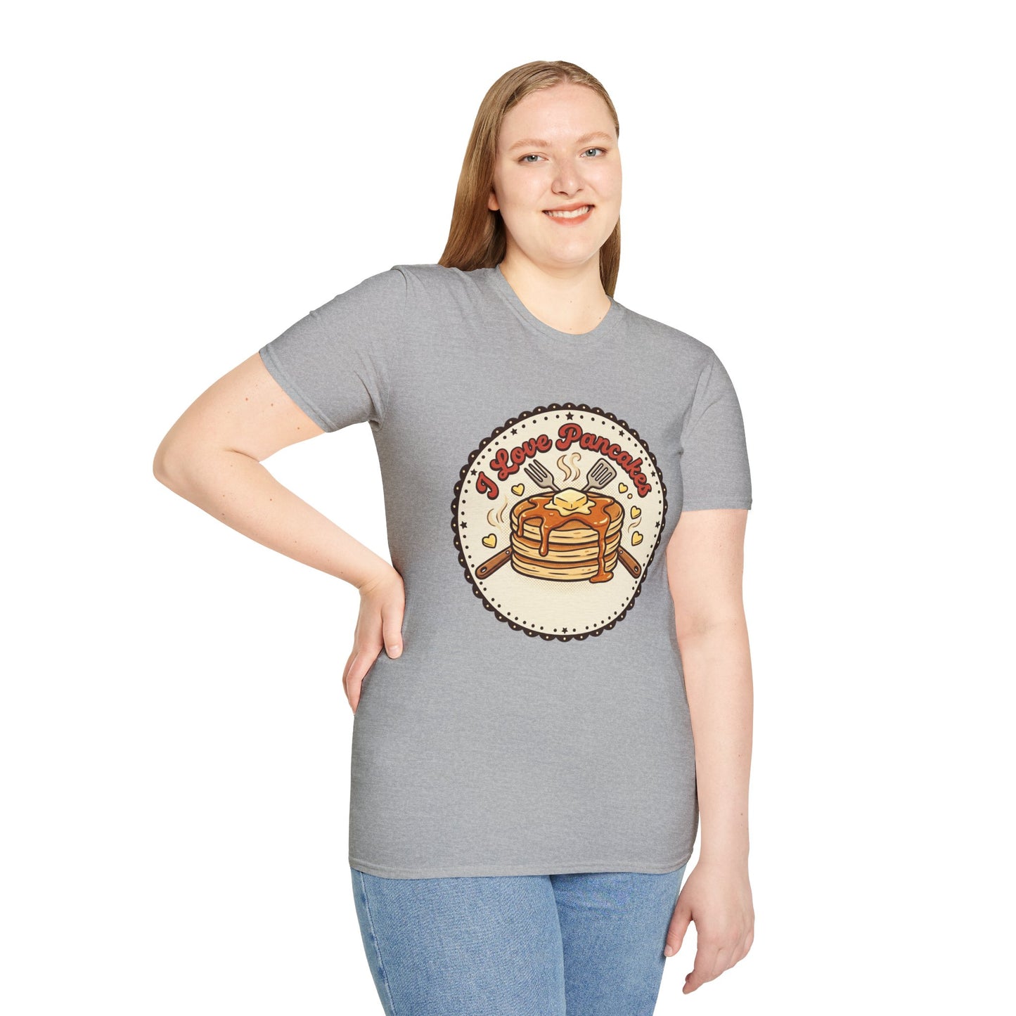 Pancake Love T-Shirt — Cute Stack of Pancakes Breakfast Tee