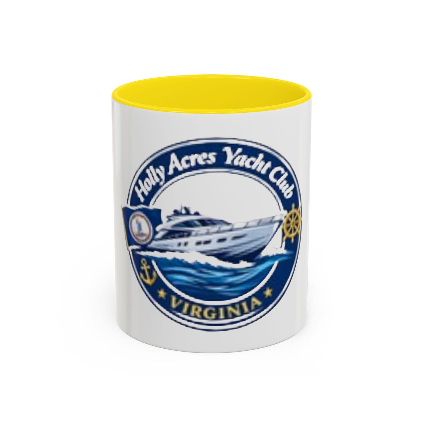 Holly Acres Yacht Club Virginia Coffee Mug – Nautical Boat Accent Mug HAYC