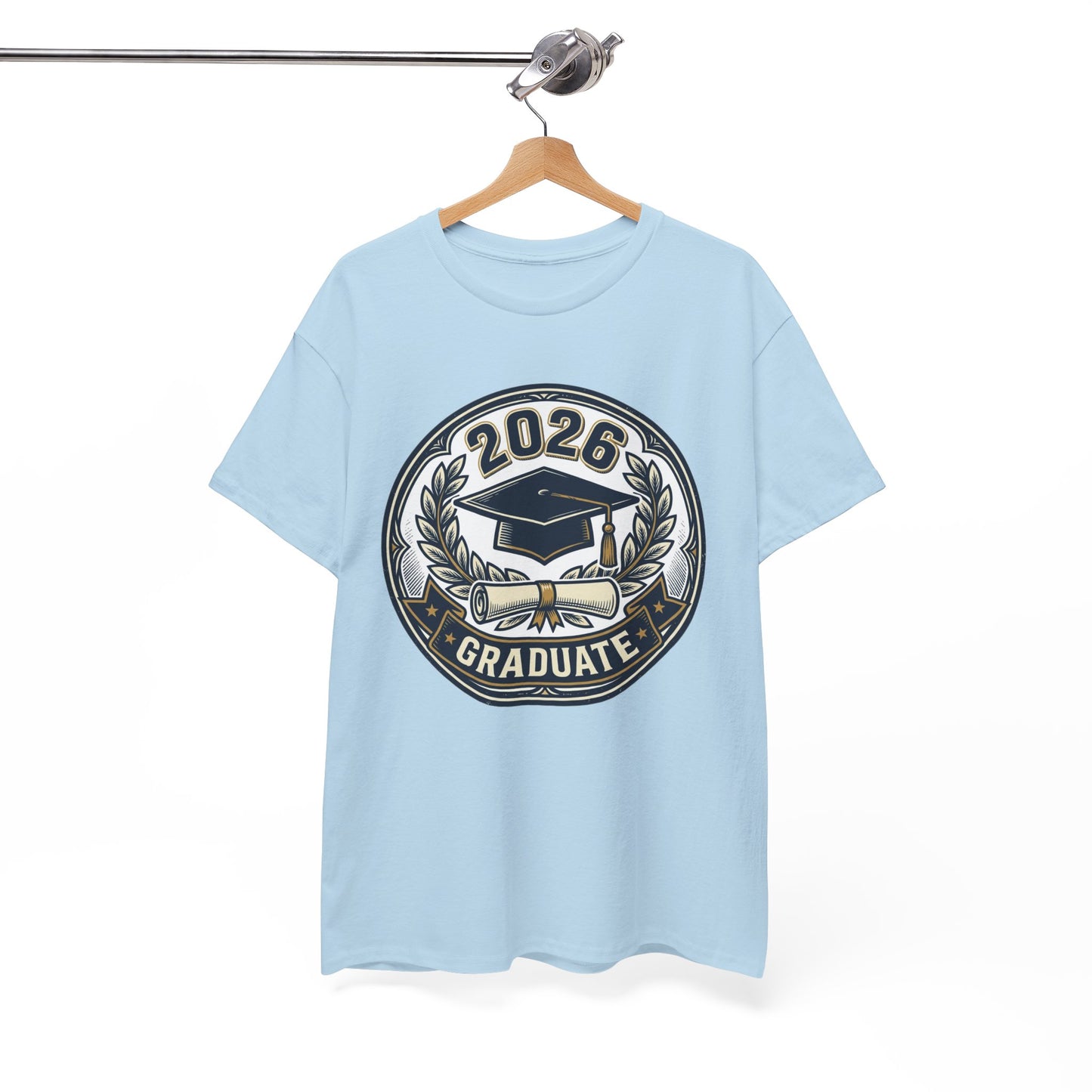 2026 Graduate T-Shirt — Graduation Cap Emblem Tee