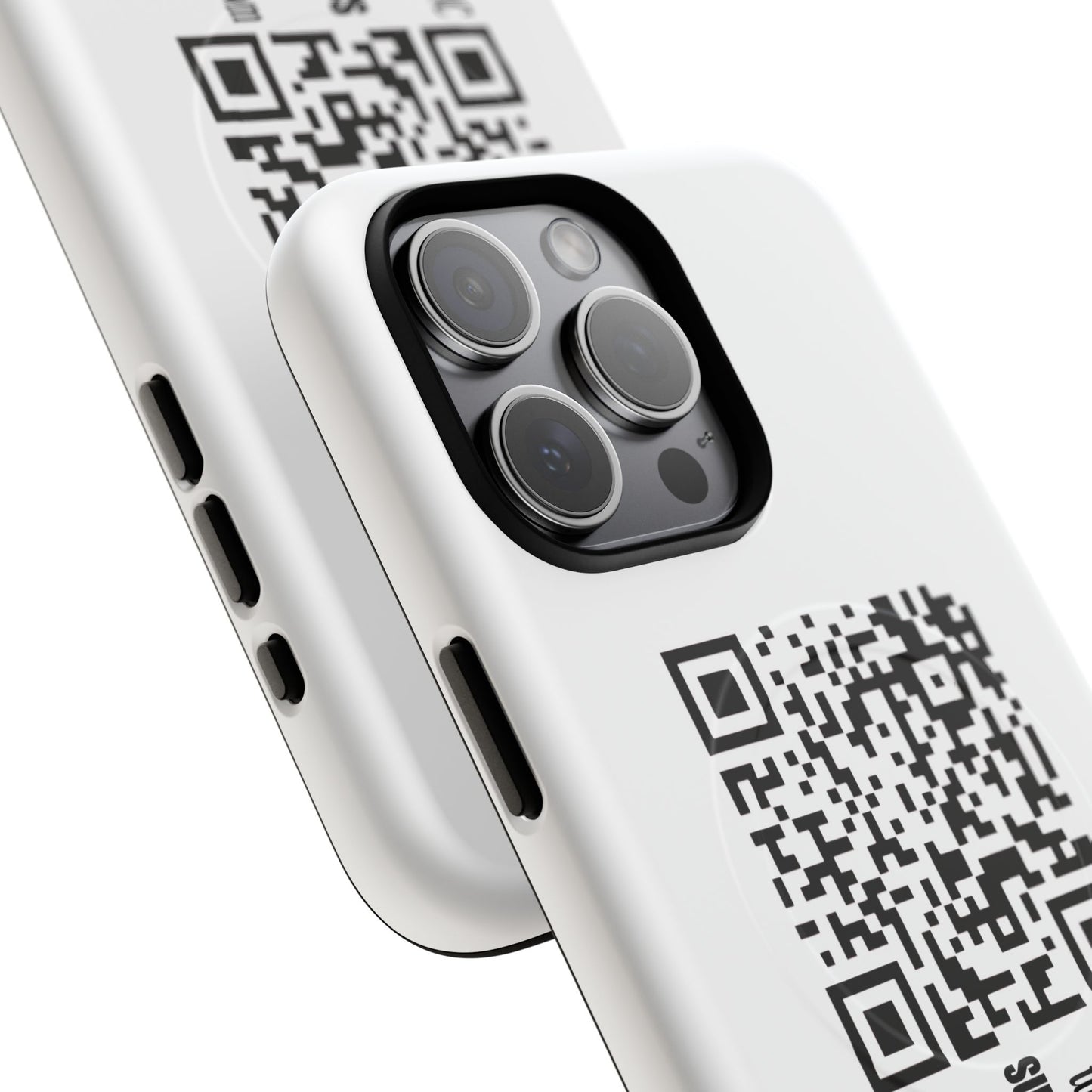 Magnetic QR Code Phone Case — Tough Protective Magnetic Phone Cover with Scannable QR Design Printify