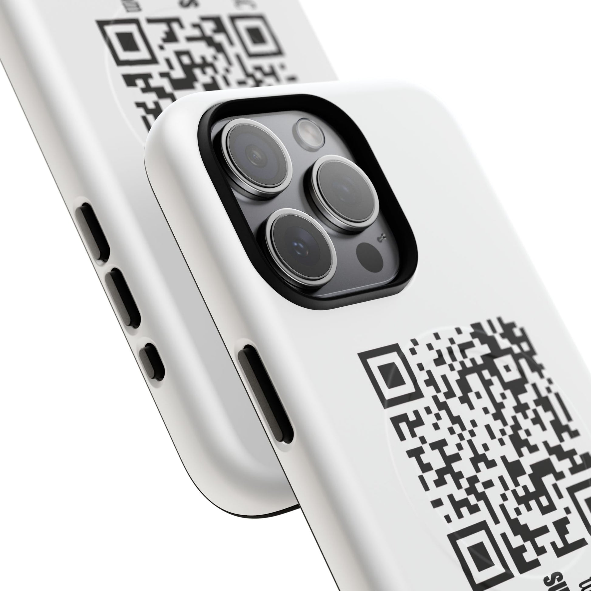 Magnetic QR Code Phone Case — Tough Protective Magnetic Phone Cover with Scannable QR Design Printify