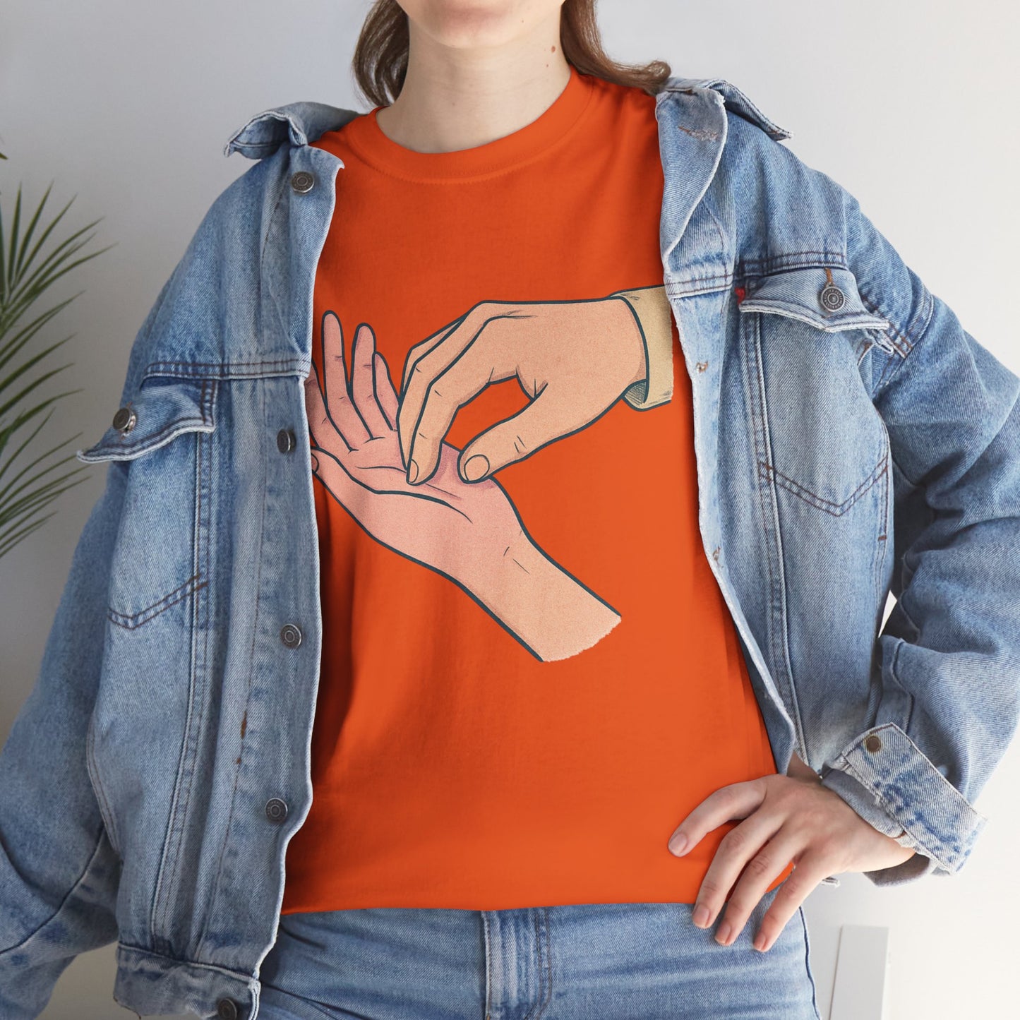 T-Shirt - Gentle Palm Reading Illustration Tee
