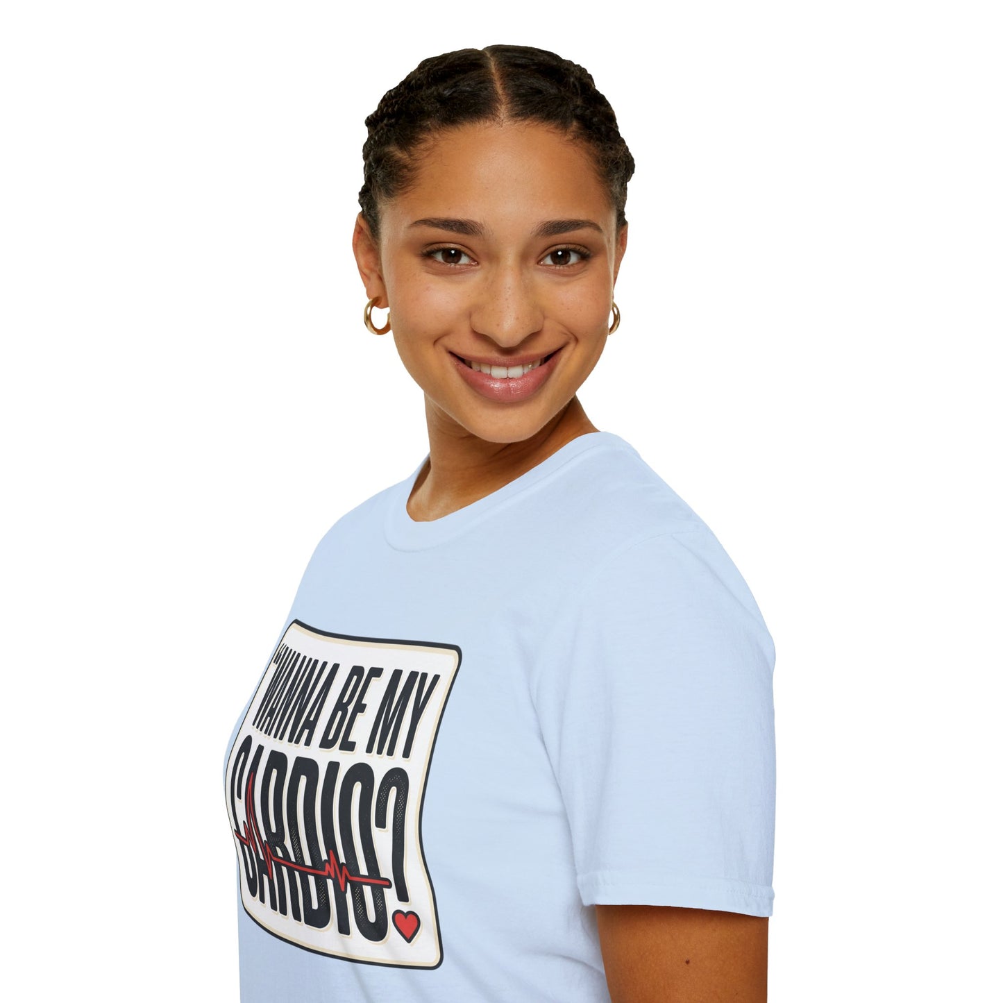 Wanna Be My Cardio? T-Shirt — Funny Fitness Graphic Tee for Gym Lovers
