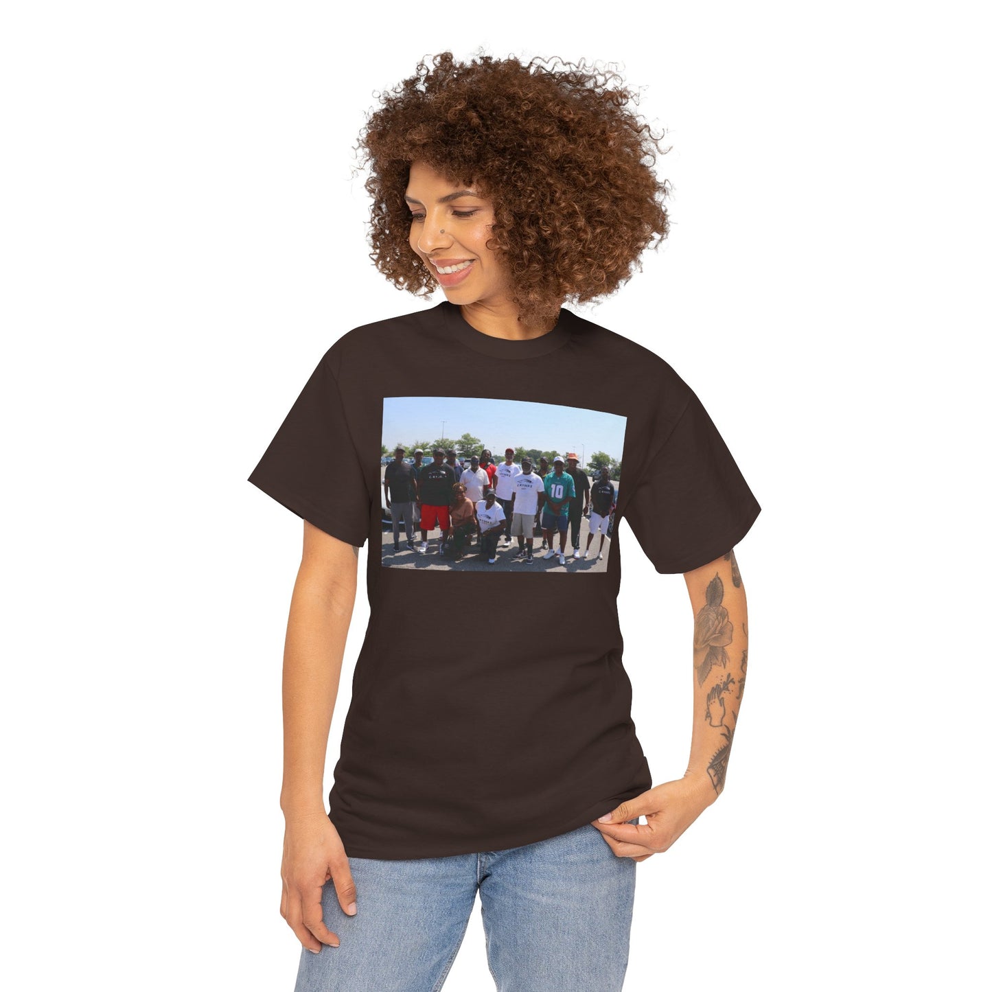 C-RYDERZ Group Photo Custom Tee — Personalized Reunion & Team Picture Shirt Printify