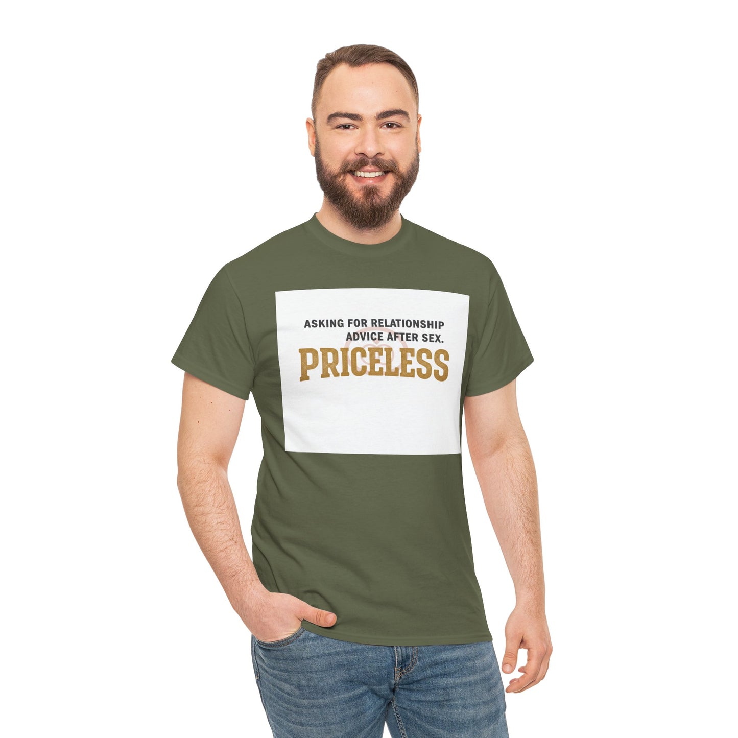 Priceless Funny Graphic Tee — "Asking for Relationship Advice After Sex" Casual Cotton Shirt