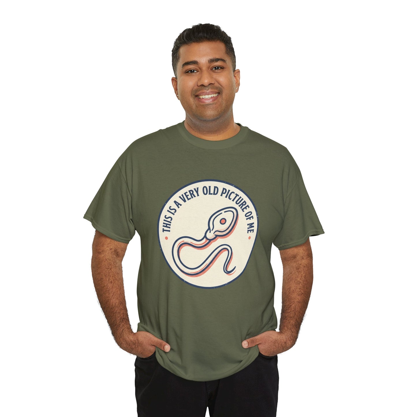 "This Is A Very Old Picture Of Me" Retro Snake Graphic Tee