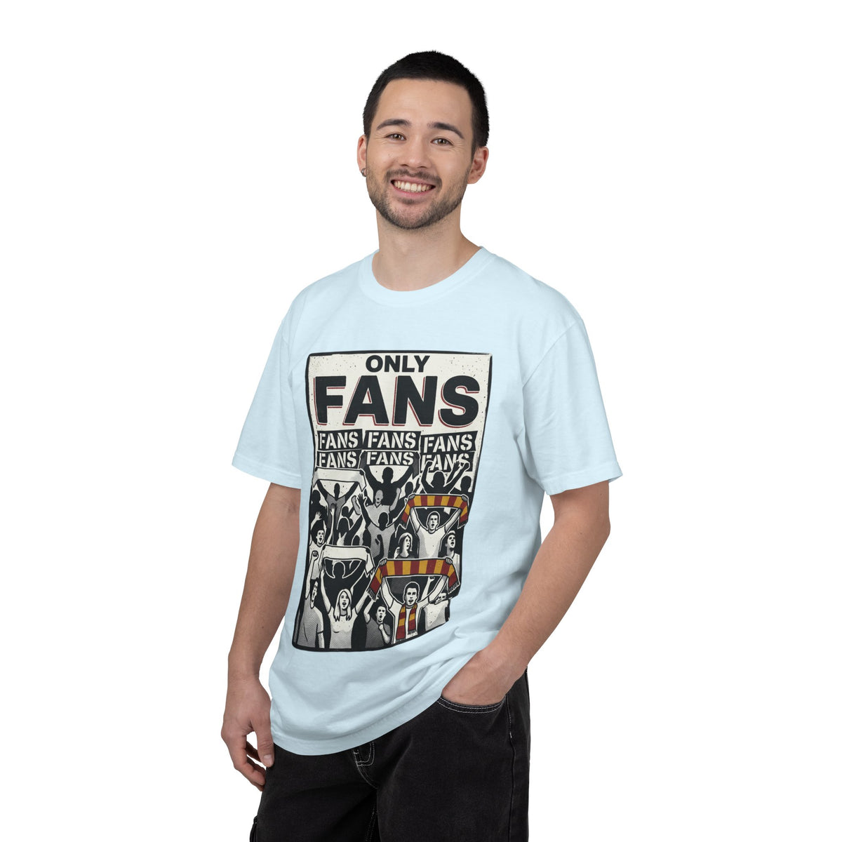 Only Fans Crowd Graphic T-Shirt — Vintage Sports Fan Tee