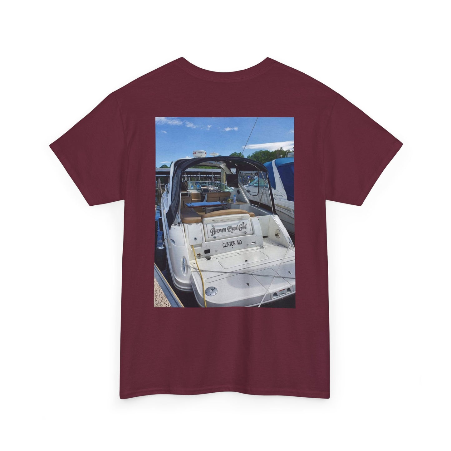 Custom Photo Print T-Shirt — Personalized Selfie Tee ("Welcome" Coffee Graphic) Printify