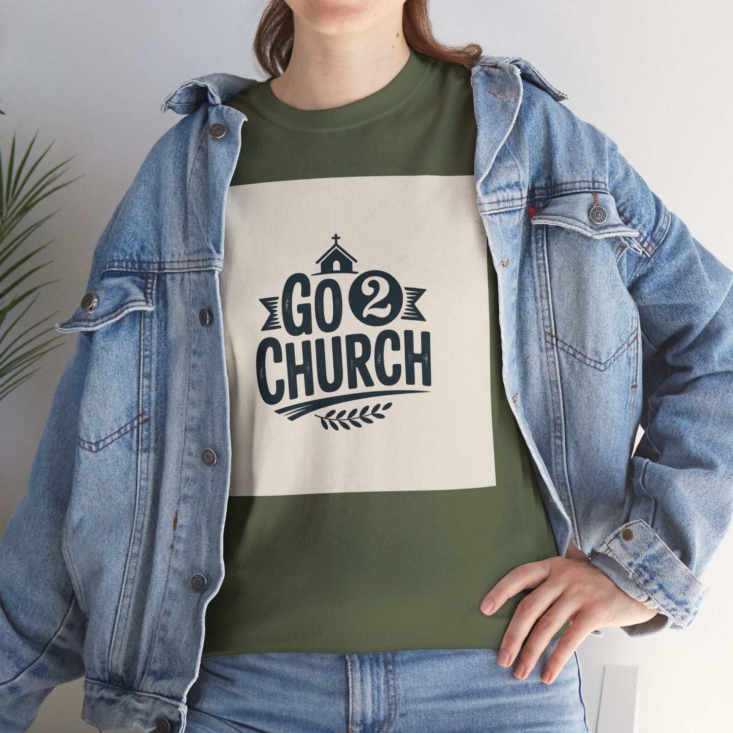 Go 2 Church T-Shirt — Faith-Based Gospel Tee