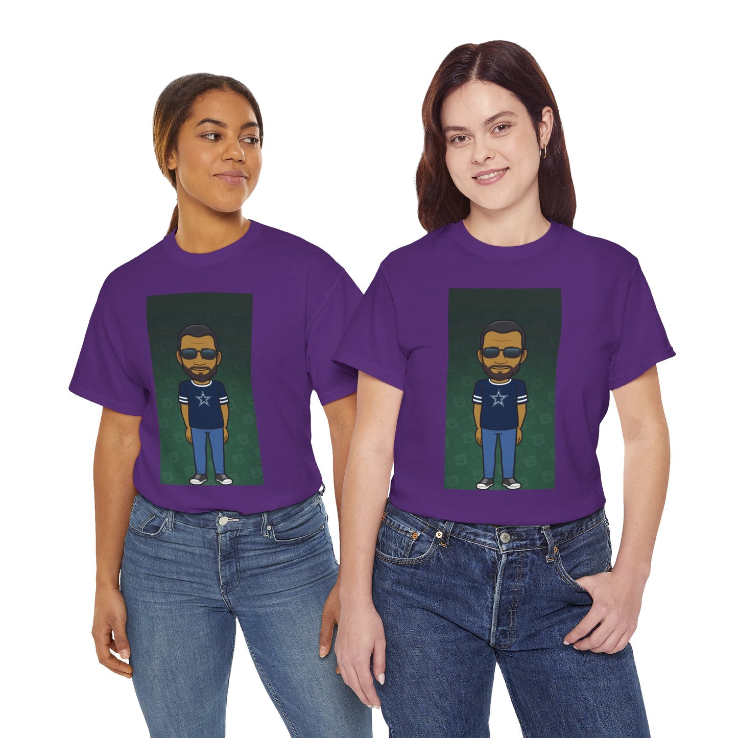 Cartoon Guy Graphic Tee — Personalized Avatar Shirt Printify