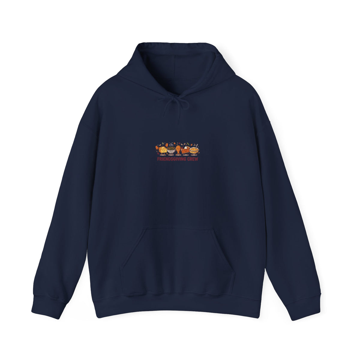 Friendsgiving Crew Hoodie | Thanksgiving Sweatshirt, Fall Turkey Pumpkin Design