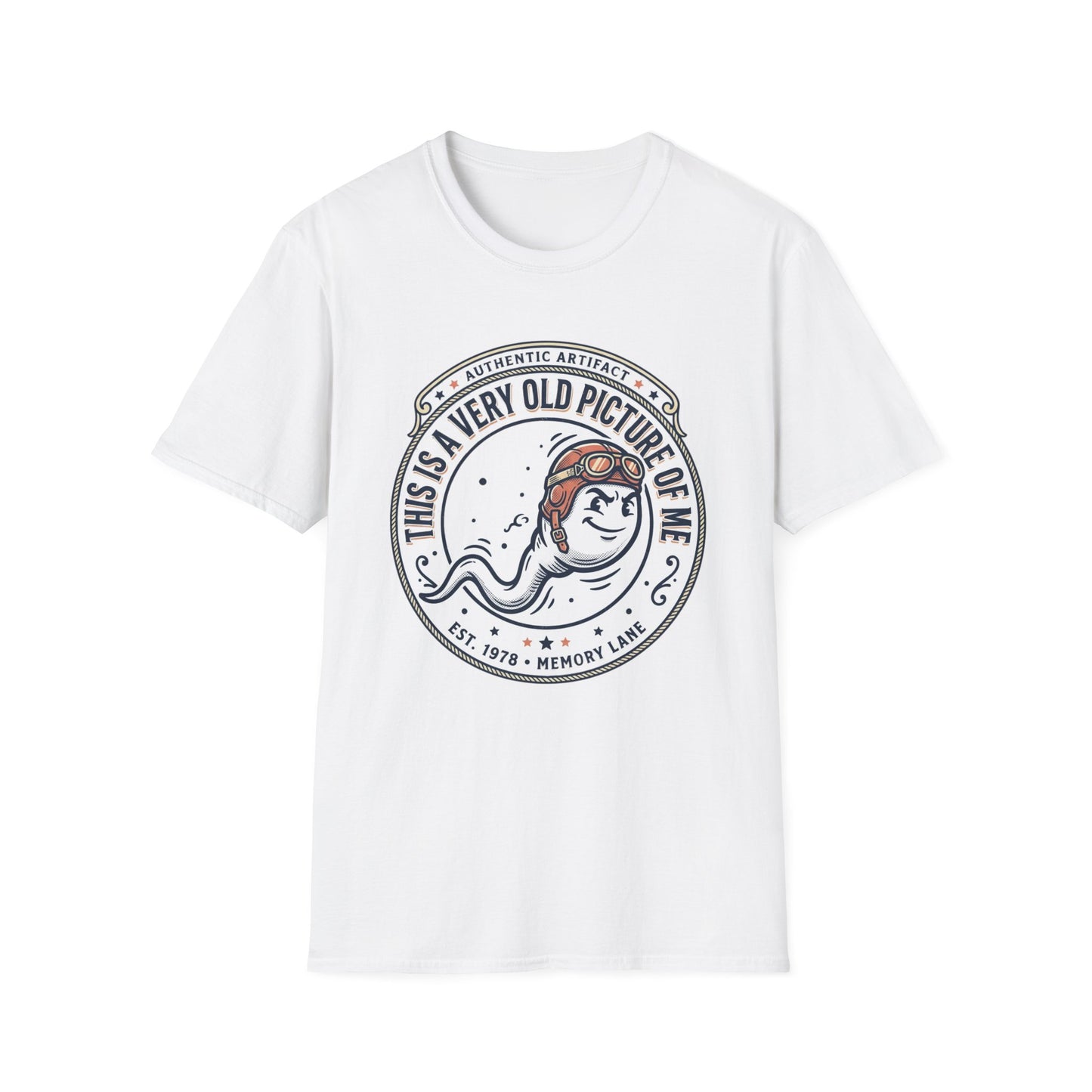 "This Is A Very Old Picture Of Me" Retro Marine Tee