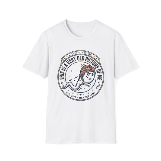 "This Is A Very Old Picture Of Me" Retro Marine Tee