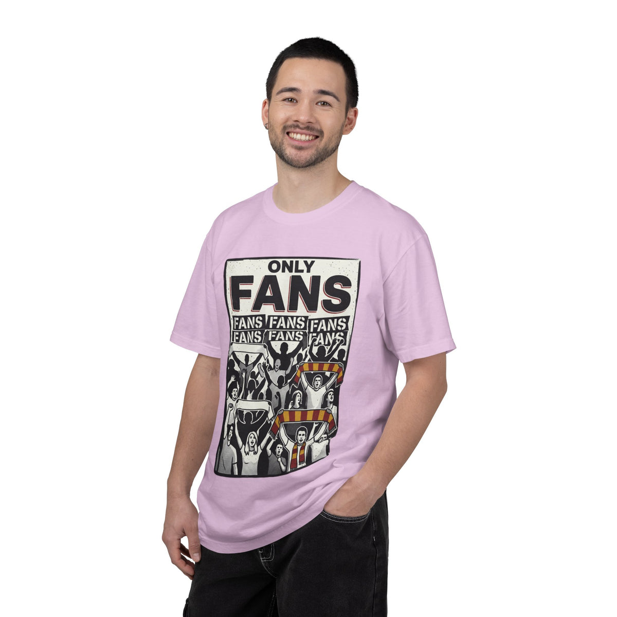 Only Fans Crowd Graphic T-Shirt — Vintage Sports Fan Tee