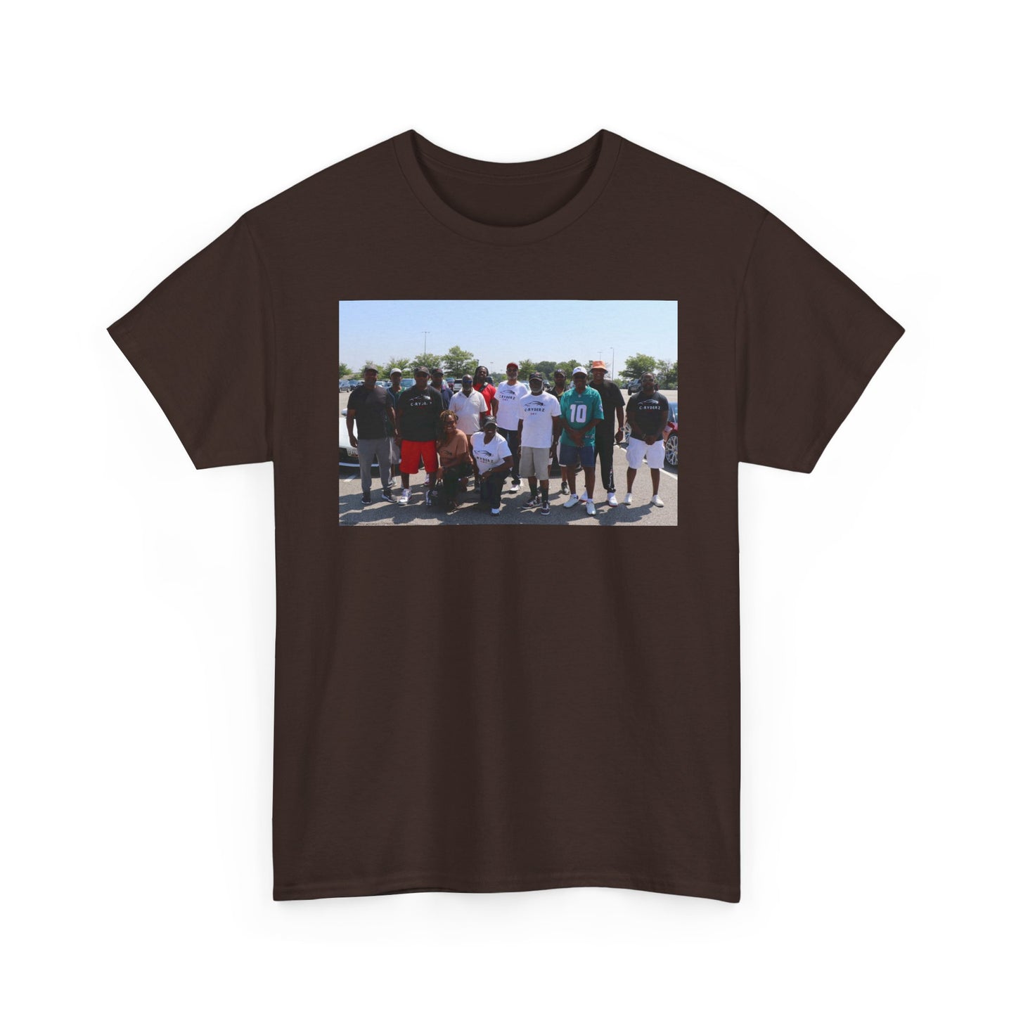 C-RYDERZ Group Photo Custom Tee — Personalized Reunion & Team Picture Shirt Printify