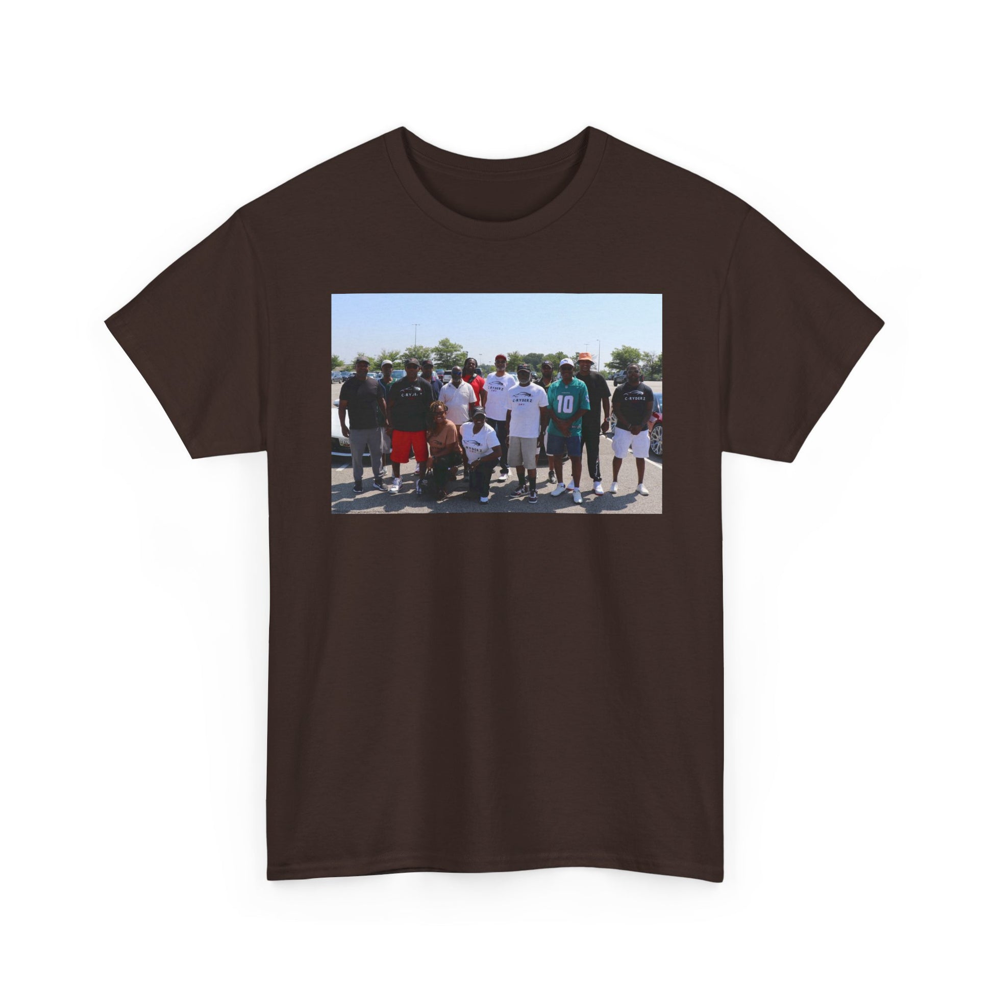 C-RYDERZ Group Photo Custom Tee — Personalized Reunion & Team Picture Shirt Printify
